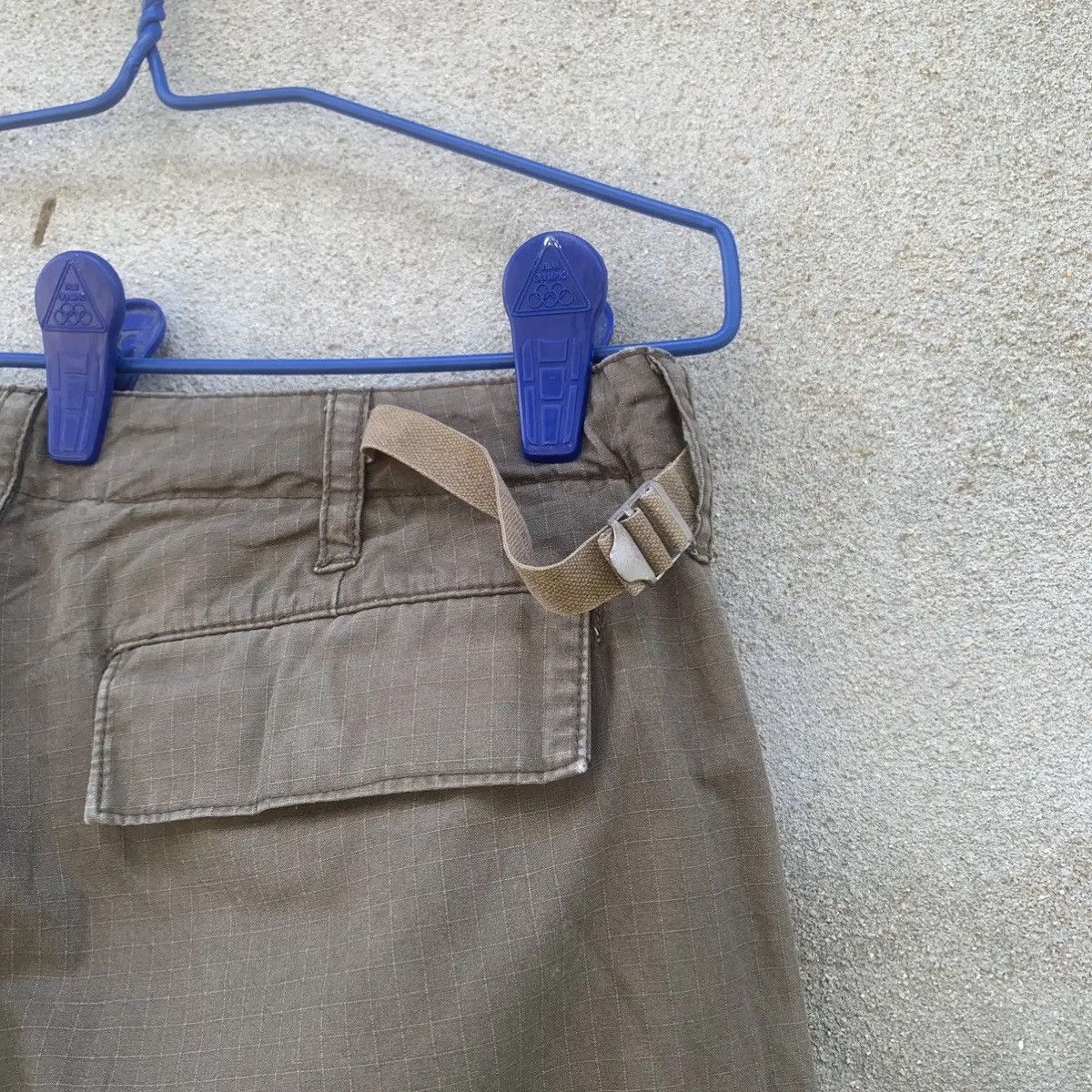 Freshjive GRAILS‼️FRESHJIVE FLARE BOOTCUT JAPANESE RIPSTOP CARGO PANTS Size US 29 - 16 Thumbnail