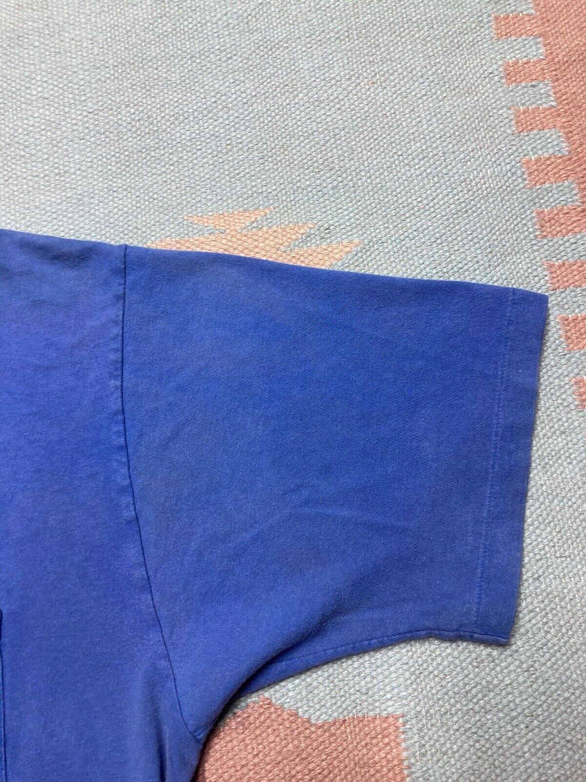 Towncraft VTG 80s pocket t shirt blank blue towncraft cotton XL tall Size US XL / EU 56 / 4 - 5 Thumbnail