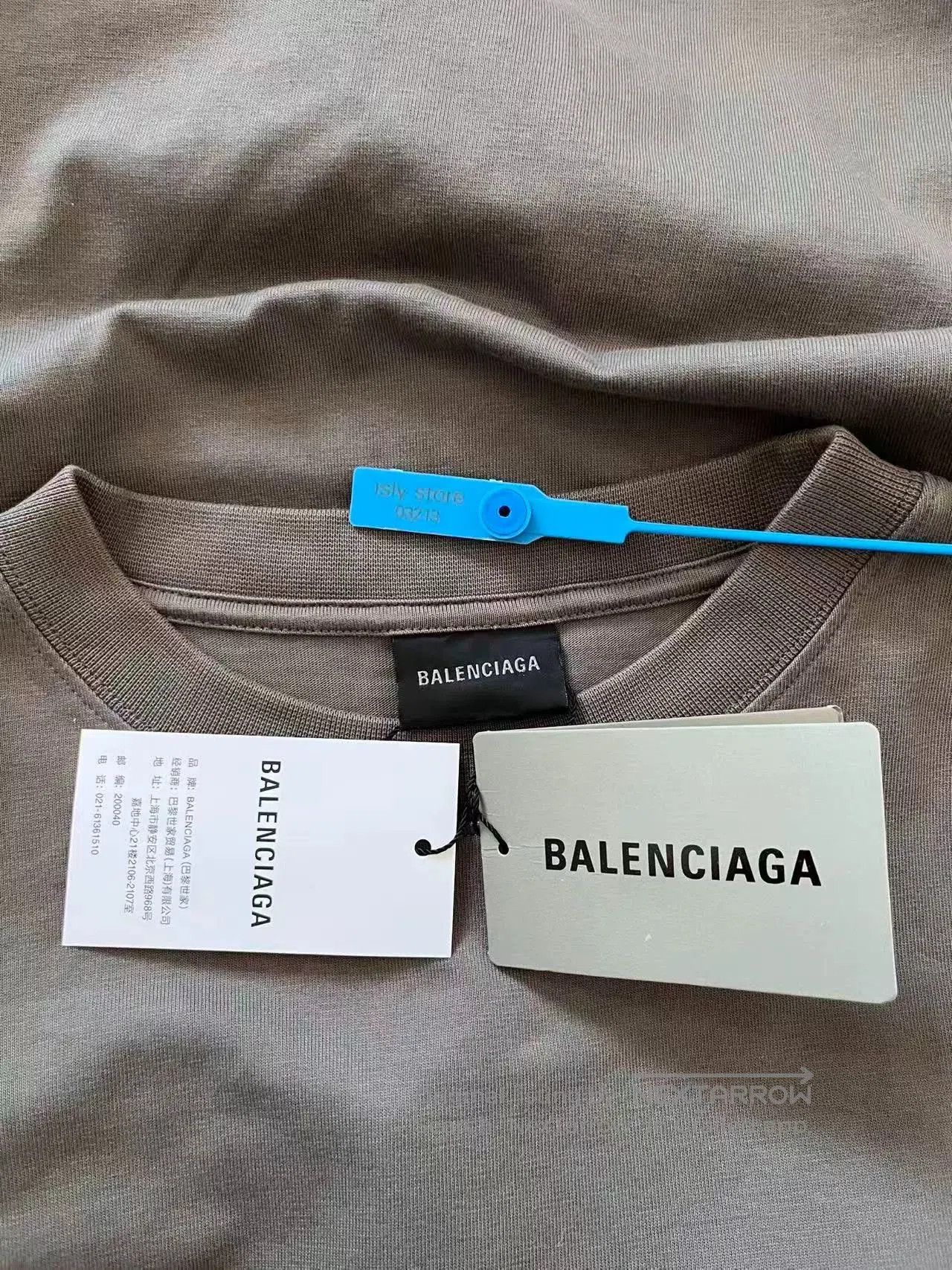 Balenciaga Balenciaga Logo Print Oversized Men's T-Shirt. Size US XL / EU 56 / 4 - 4 Thumbnail