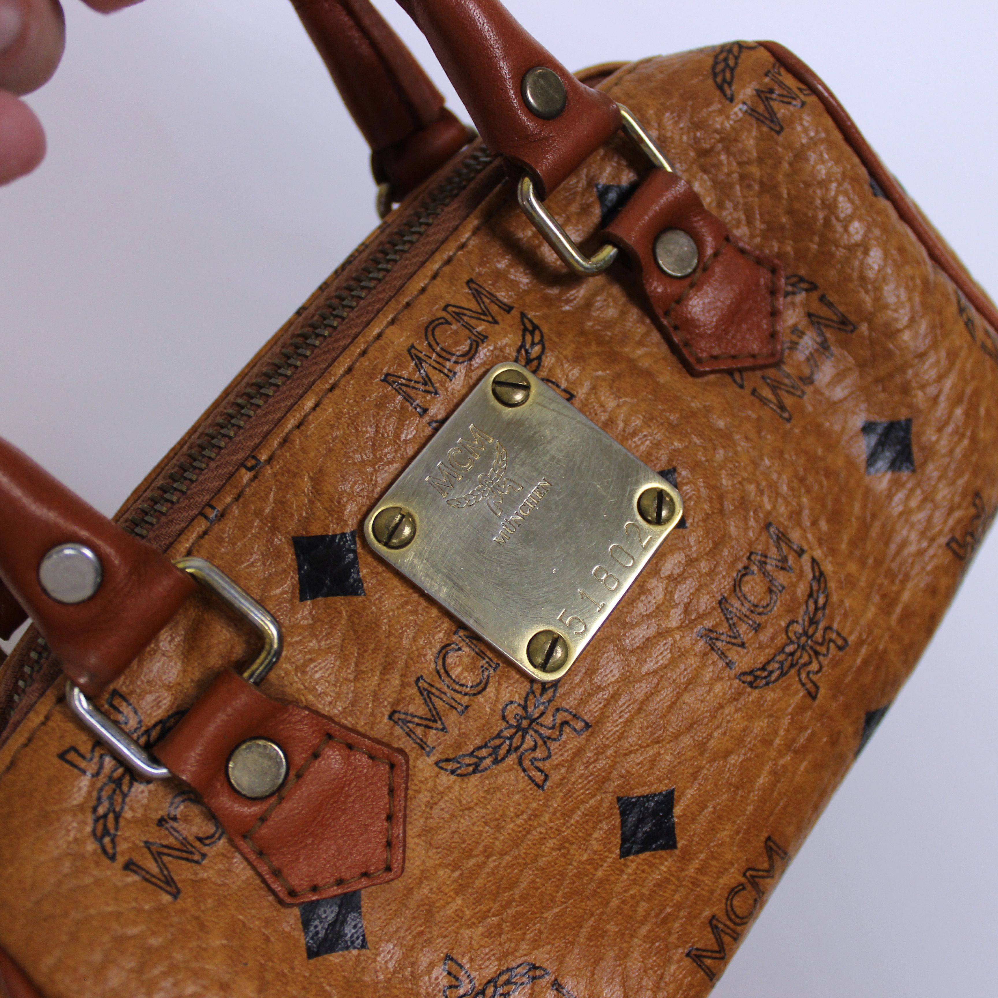 MCM Mcm bag mini small monogram leather 90s Size ONE SIZE - 2 Thumbnail