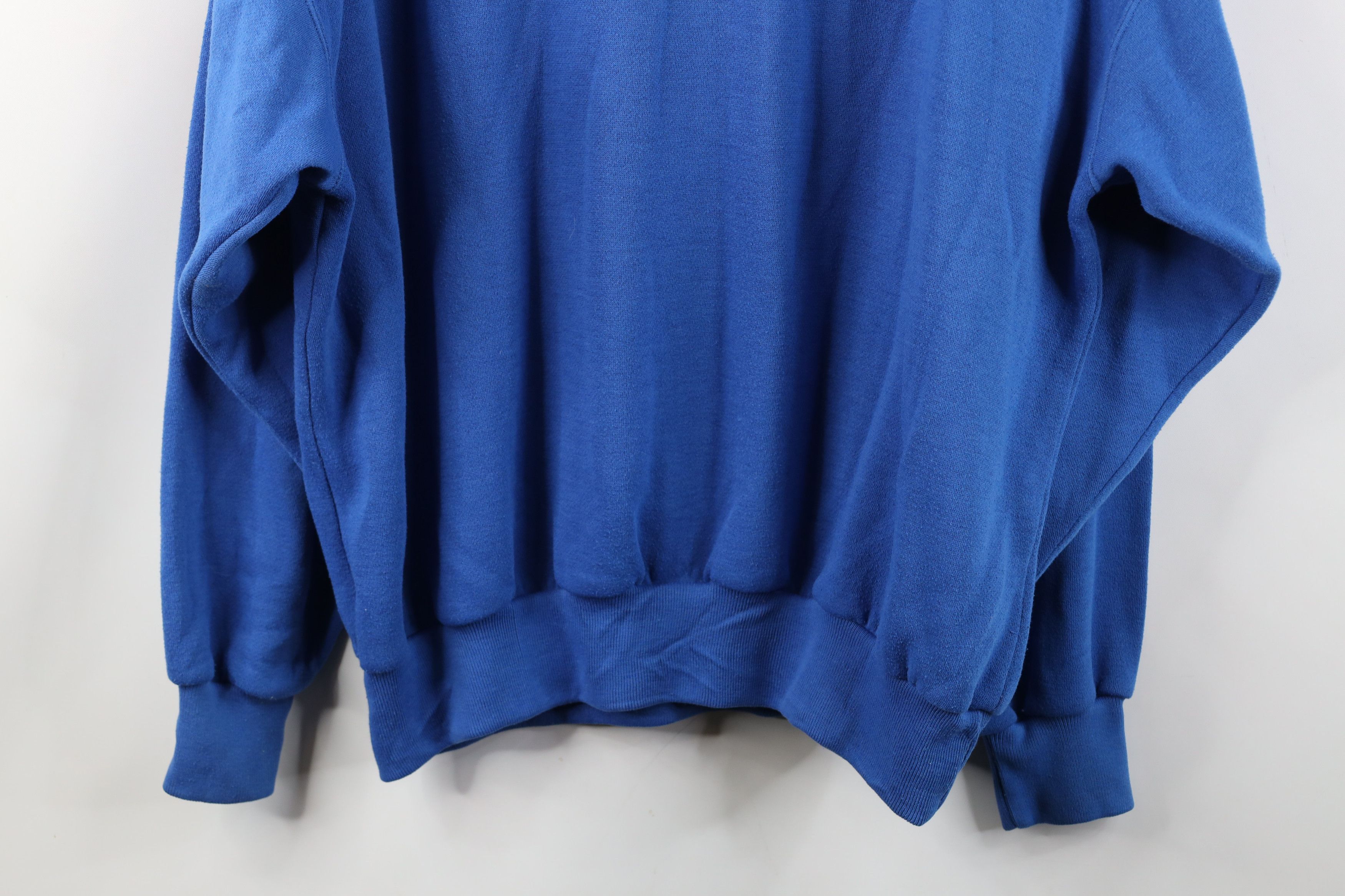 Nike Vintage 90s Nike Scott Mini Swoosh Collared Sweatshirt Blue Size US XL / EU 56 / 4 - 12 Thumbnail