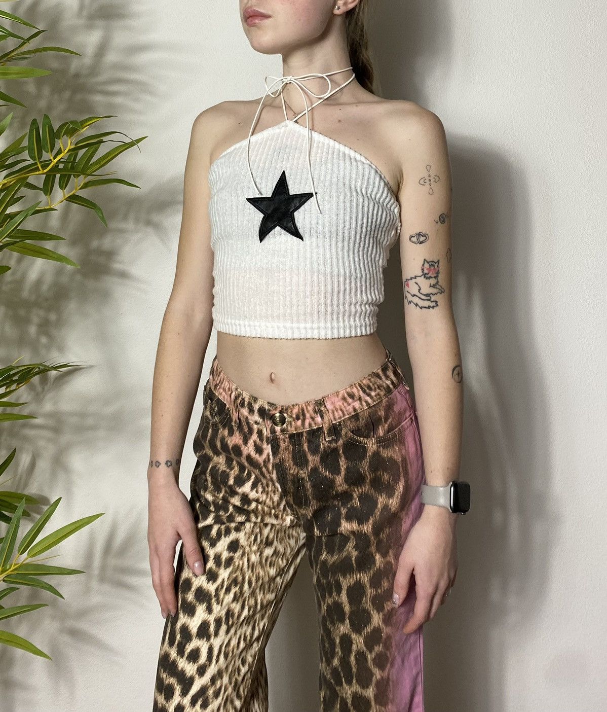 Vintage VINTAGE STAR CORE TIE TANK TOP Size M / US 6-8 / IT 42-44 - 4 Thumbnail