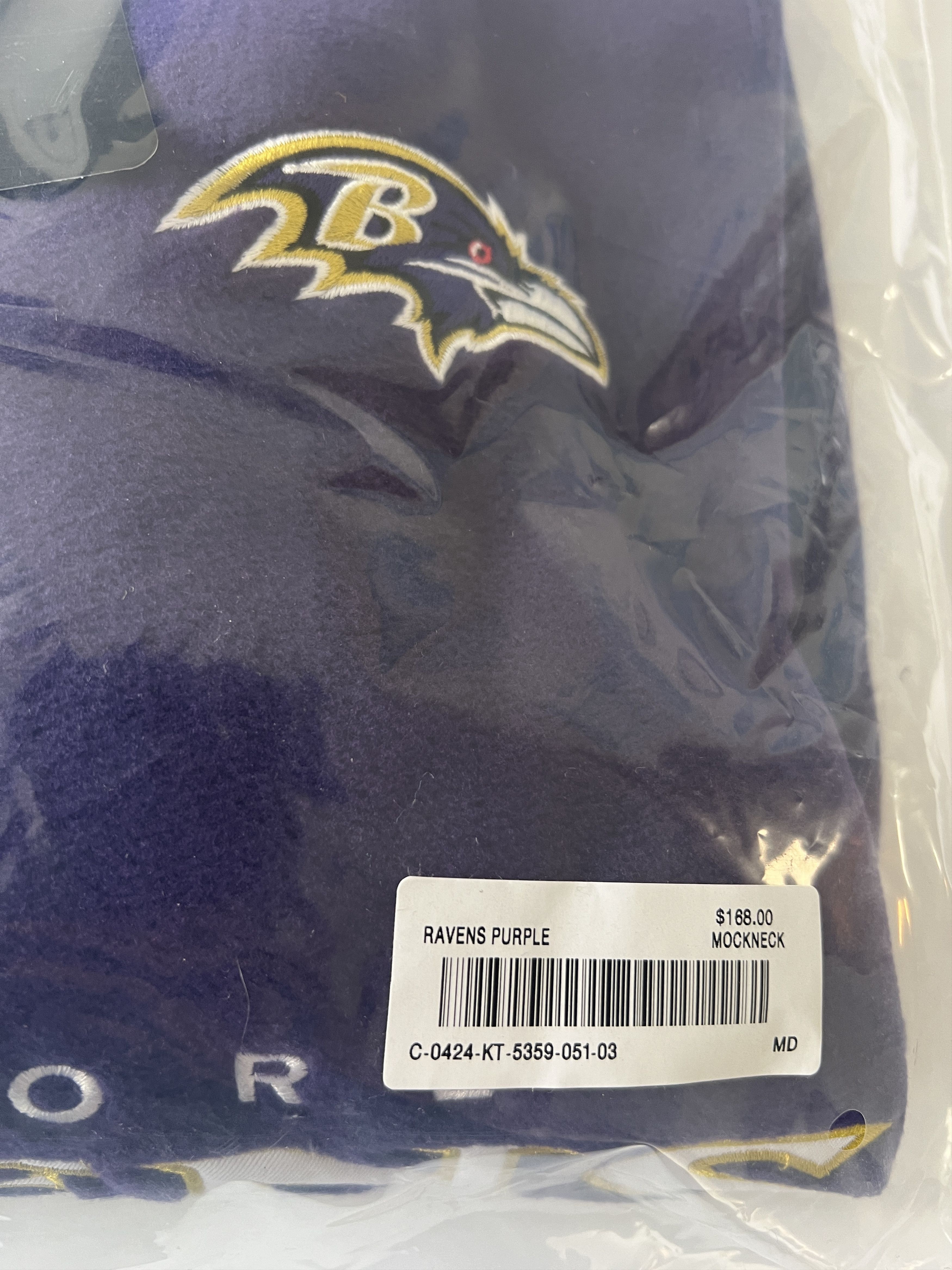 NFL OVO x NFL x Polartec RAVENS MOCK NECK QUARTER-ZIP FLEECE Size US M / EU 48-50 / 2 - 6 Thumbnail
