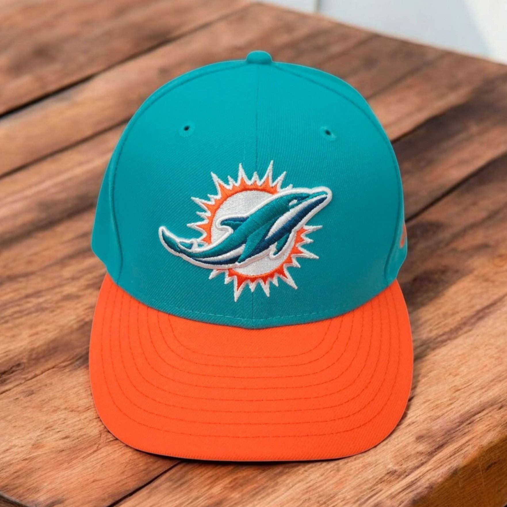 New Era New Era 9Fifty Miami Dolphins Snapback Cap Trucker Hat Size ONE SIZE - 1 Thumbnail
