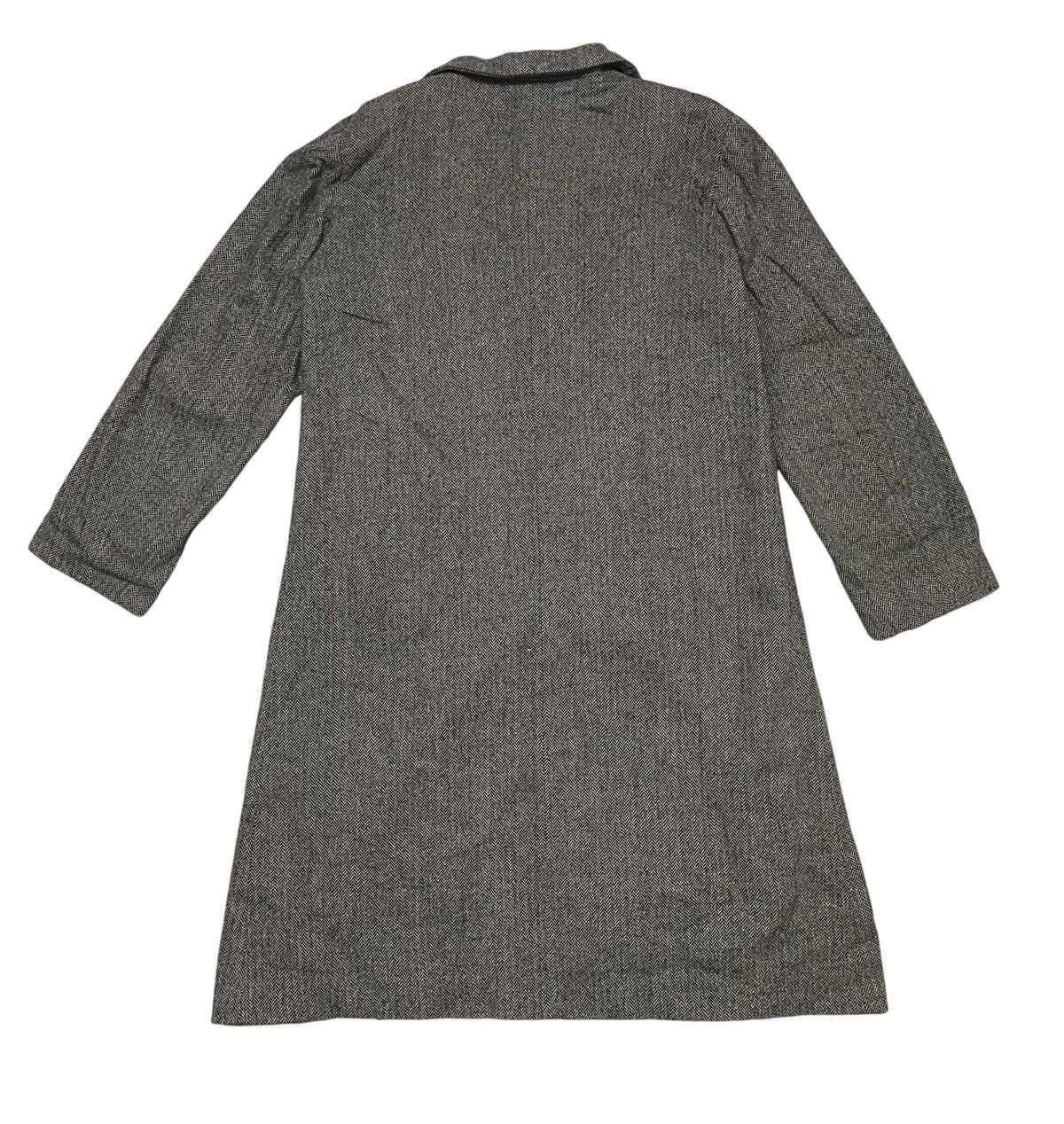 90s AGNES B TRENCH COAT WOOL RARE DESIGN