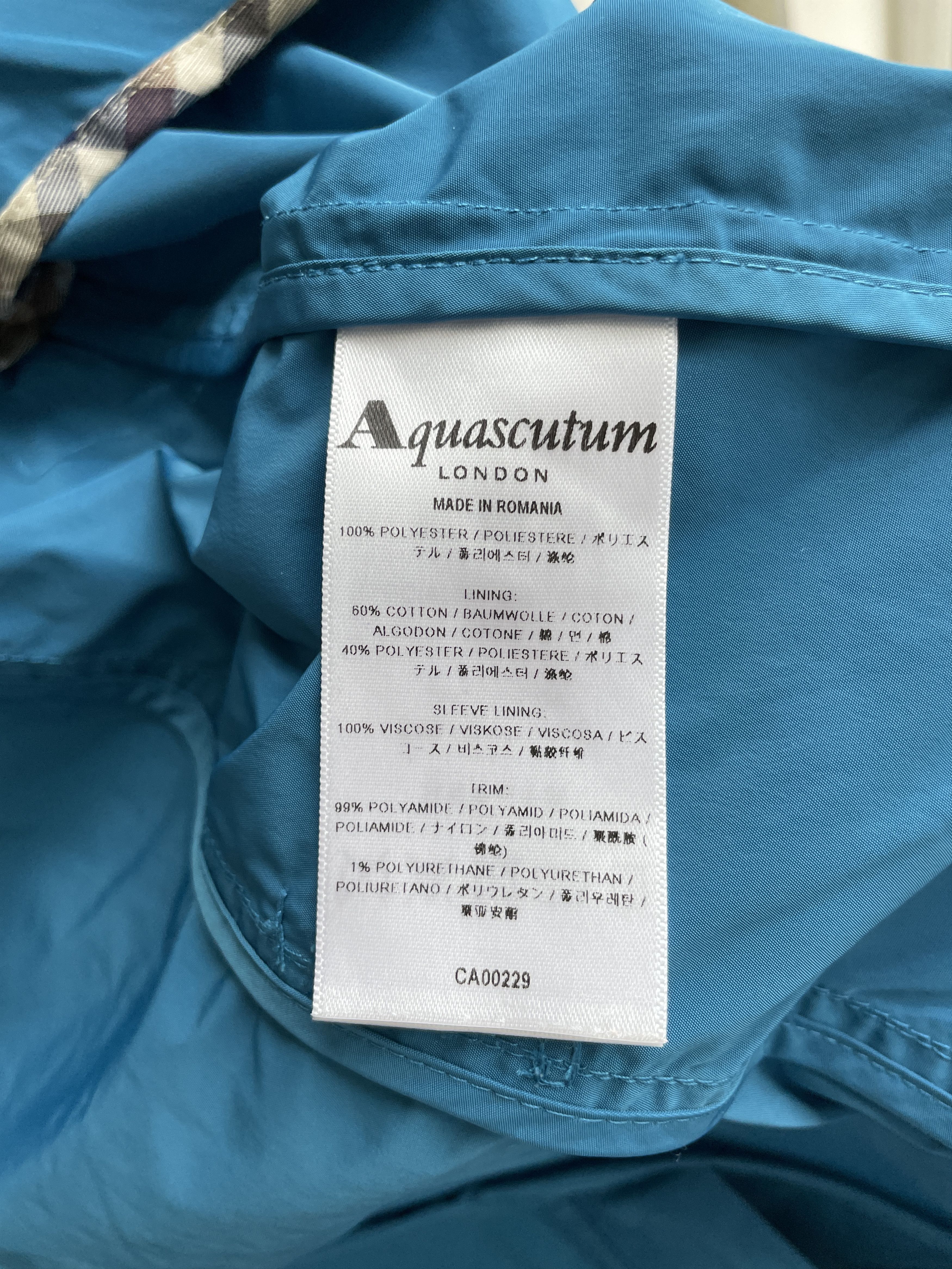 Aquascutum Aquascutum Womens Nylon Windbreaker Jacket Size S / US 4 / IT 40 - 7 Thumbnail