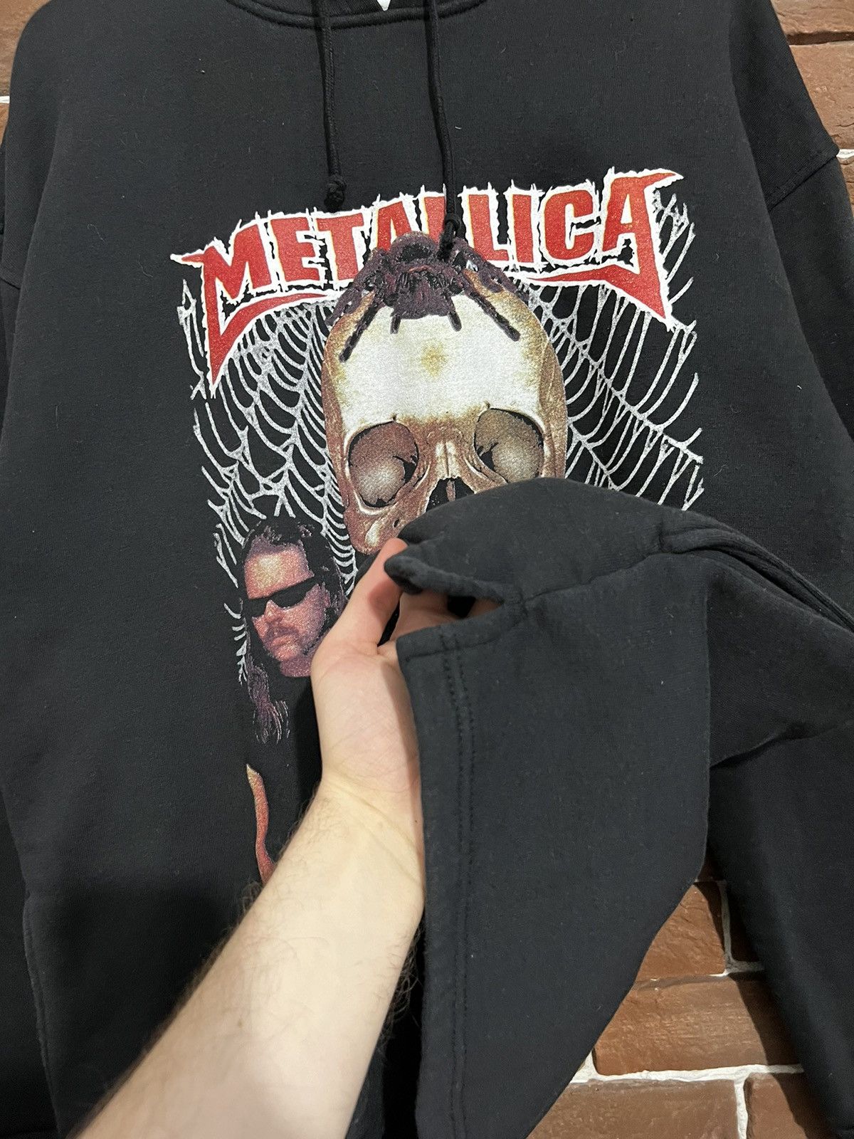 Band Tees Vintage 00s Metallica Spider Print Metal Band Tee Hoodie XL Size US XXL / EU 58 / 5 - 3 Thumbnail