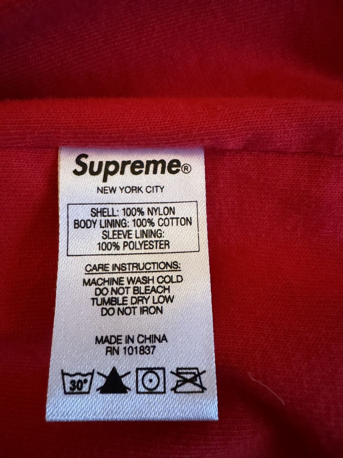 Supreme Supreme Piping Track Jacket Red Size US M / EU 48-50 / 2 - 7 Thumbnail
