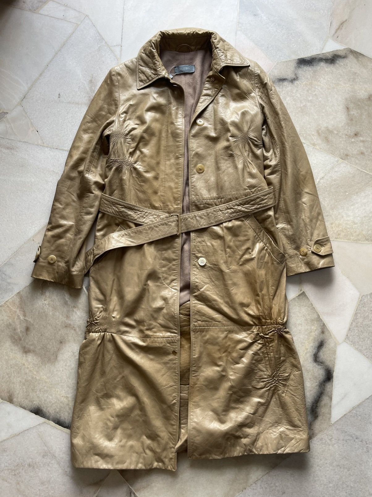 Raf Simons × Ruffo Research Ruffo Leather Jacket Size US S / EU 44-46 / 1 - 10 Thumbnail