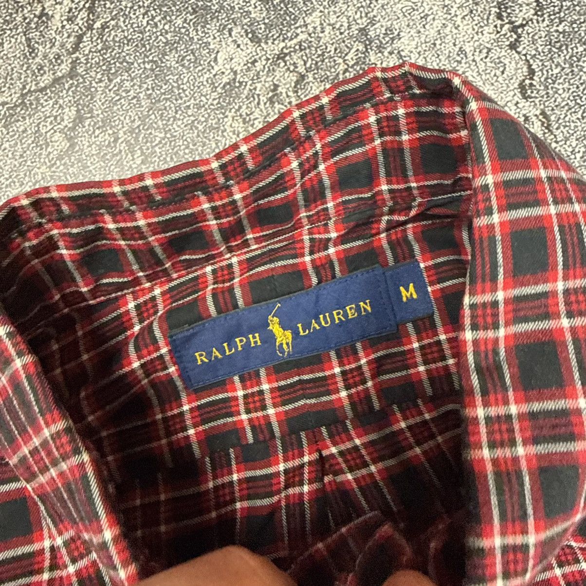 Polo Ralph Lauren Polo Ralph Lauren Shirt Men's Large Red/Black Plaid 90s Size US M / EU 48-50 / 2 - 7 Thumbnail