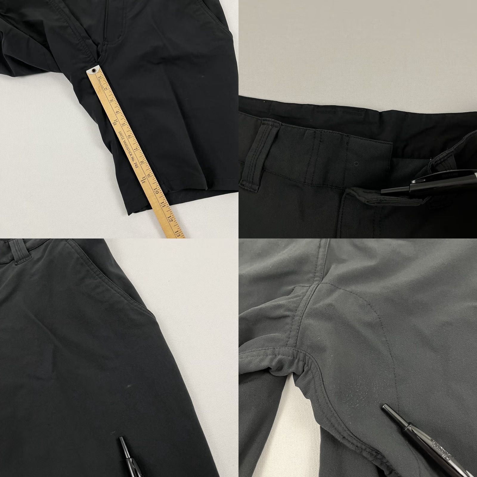 Vintage Chrome Industries Shorts Mens 31 Chrome Industries Shorts Urban Utility Chino Flat Front Black 31 Inseam 10" Regular Mens Size US 31 - 8 Thumbnail