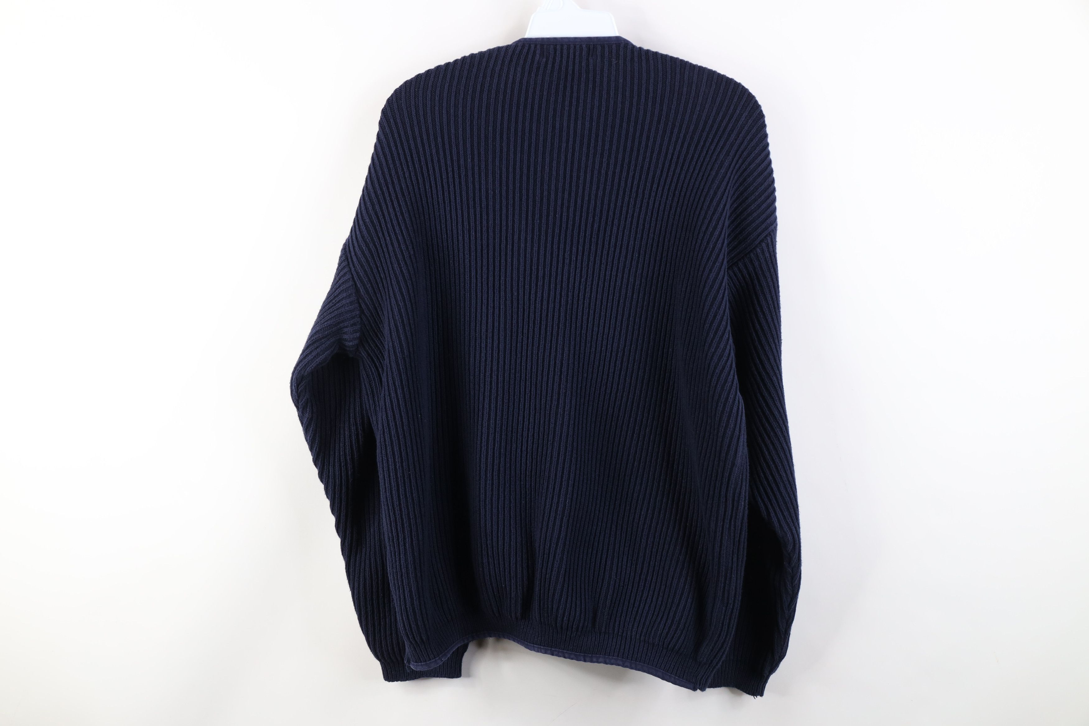 Calvin Klein Vintage 90s Calvin Klein Ribbed Knit Cardigan Sweater USA Size US S / EU 44-46 / 1 - 9 Thumbnail