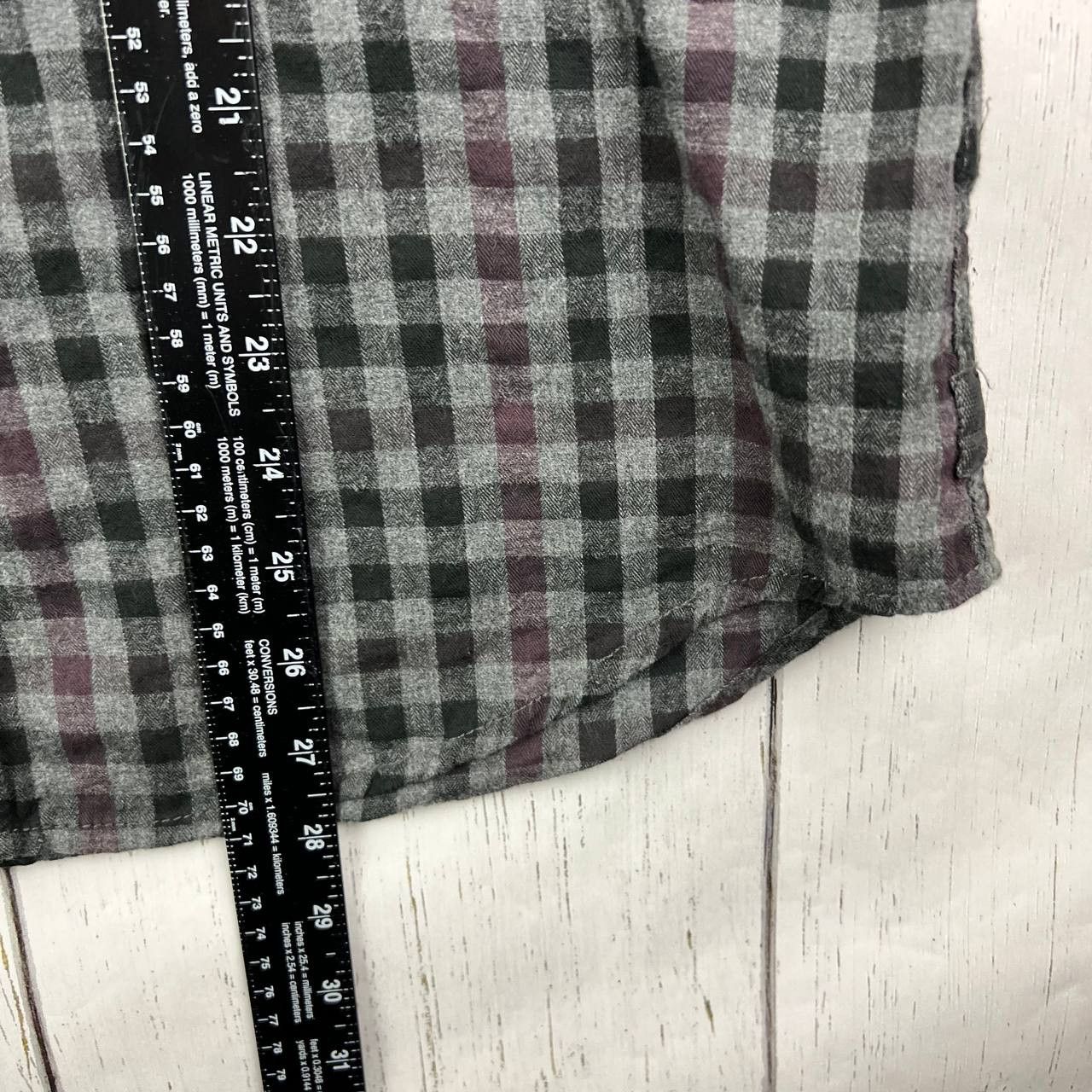 Calvin Klein Calvin Klein Jeans Medium Plaid Long Sleeve Shirt Men Size US M / EU 48-50 / 2 - 6 Thumbnail