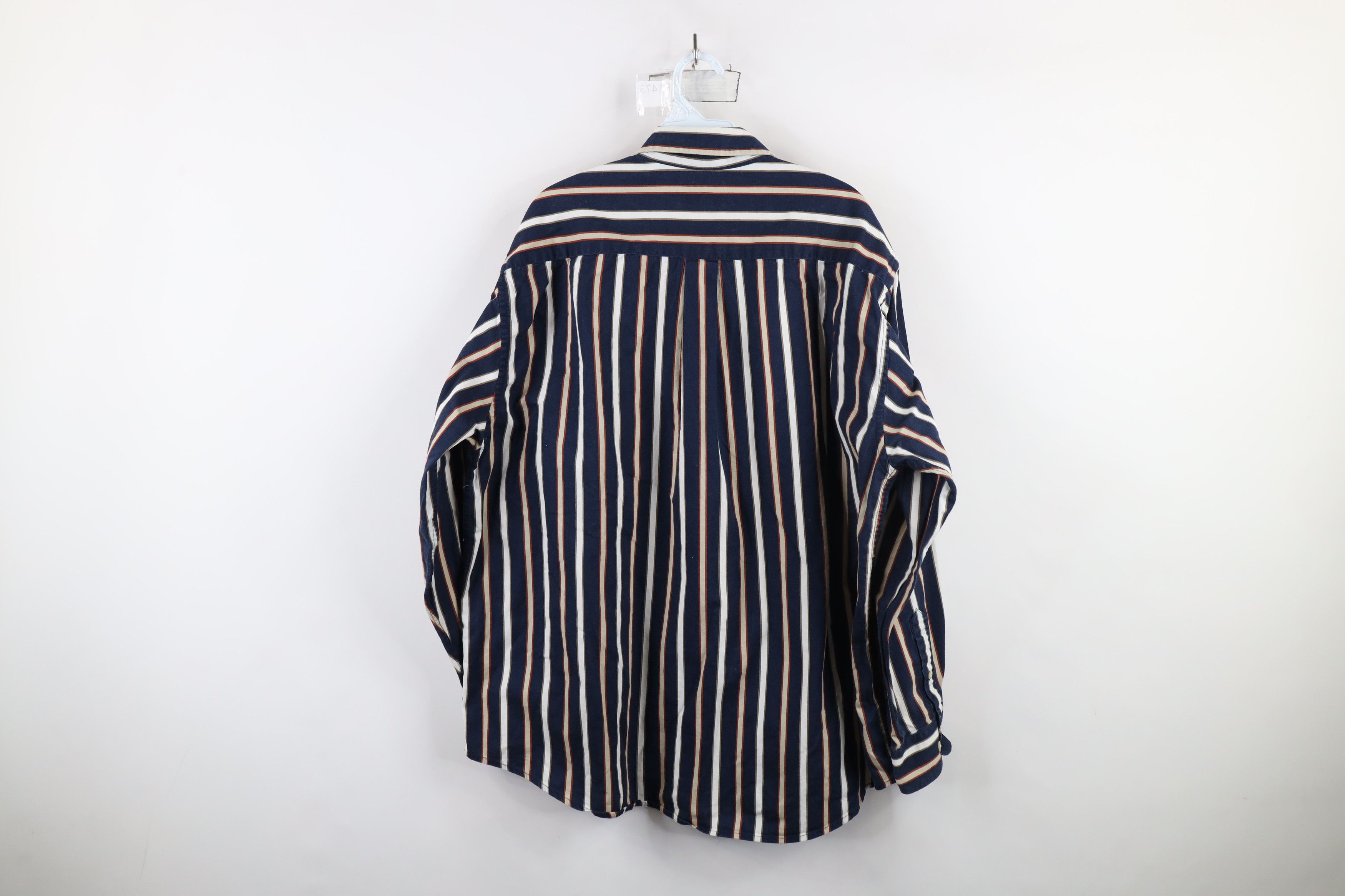 Vintage Vintage 90s Streetwear Block Collared Button Down Shirt Size US XL / EU 56 / 4 - 9 Thumbnail