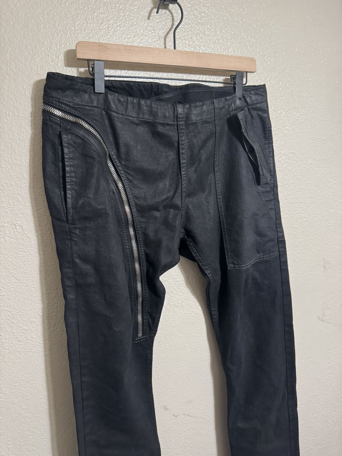 Rick Owens × Rick Owens Drkshdw Rick Owens Black Wax Aircuts Size US 31 - 2 Thumbnail