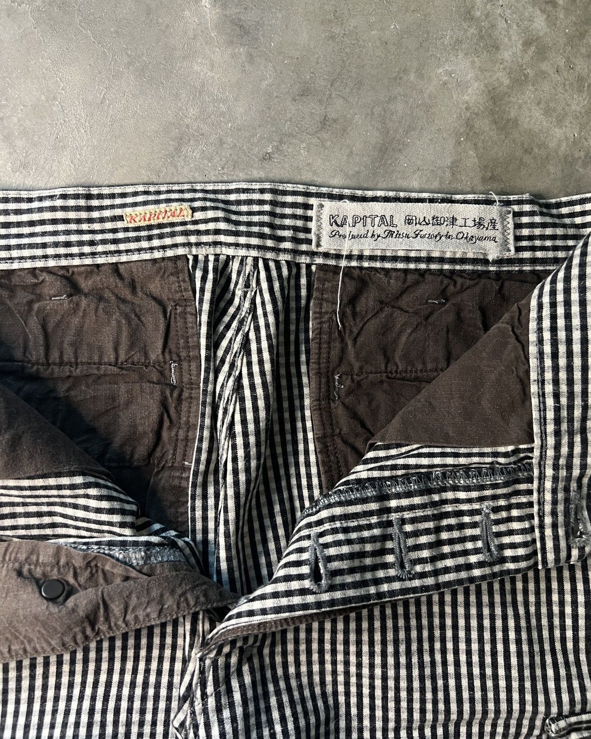 Kapital Kapital Checkered Cargo Pants Size US 32 / EU 48 - 4 Thumbnail