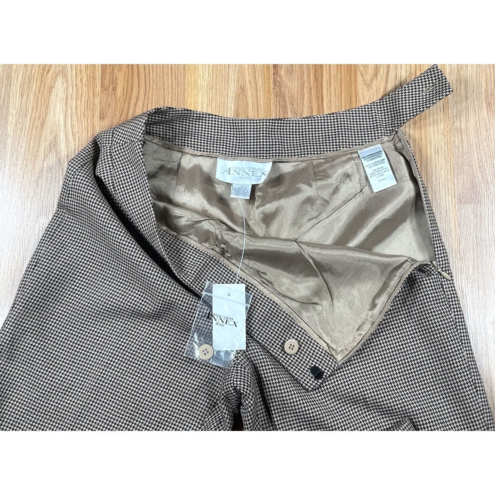 Vintage VINTAGE Casual Corner Annex Dress Pants Shirt? Size 25" / US 0 / IT 36 - 7 Thumbnail