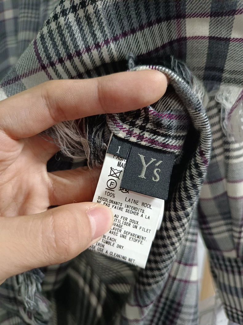 Y's Y's Destroy the plaid coat Size US S / EU 44-46 / 1 - 3 Thumbnail