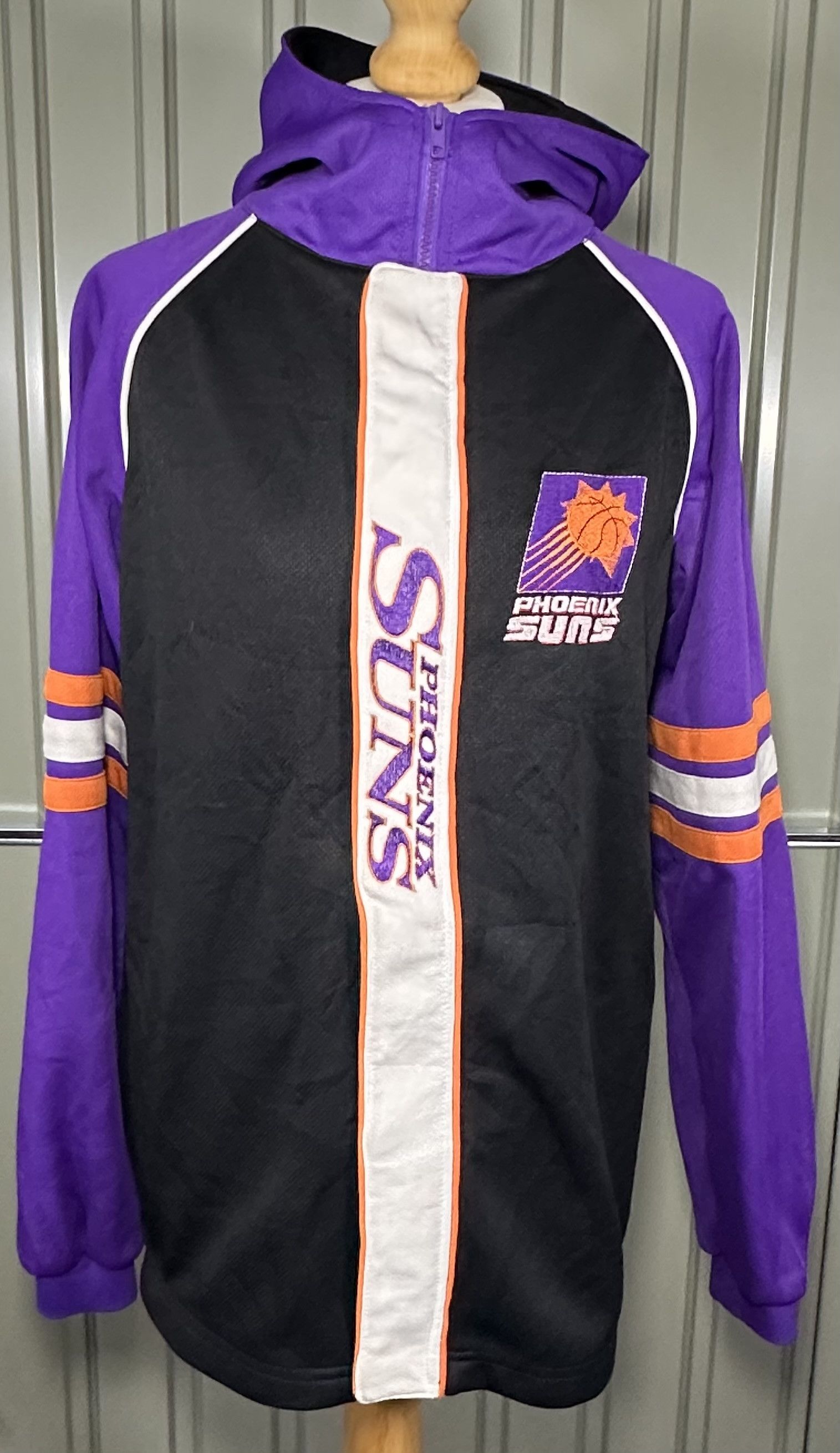 Other Vintage 90s Phoenix Suns NBA Warm Up Jacket Sportonics Size US XL / EU 56 / 4 - 1 Thumbnail