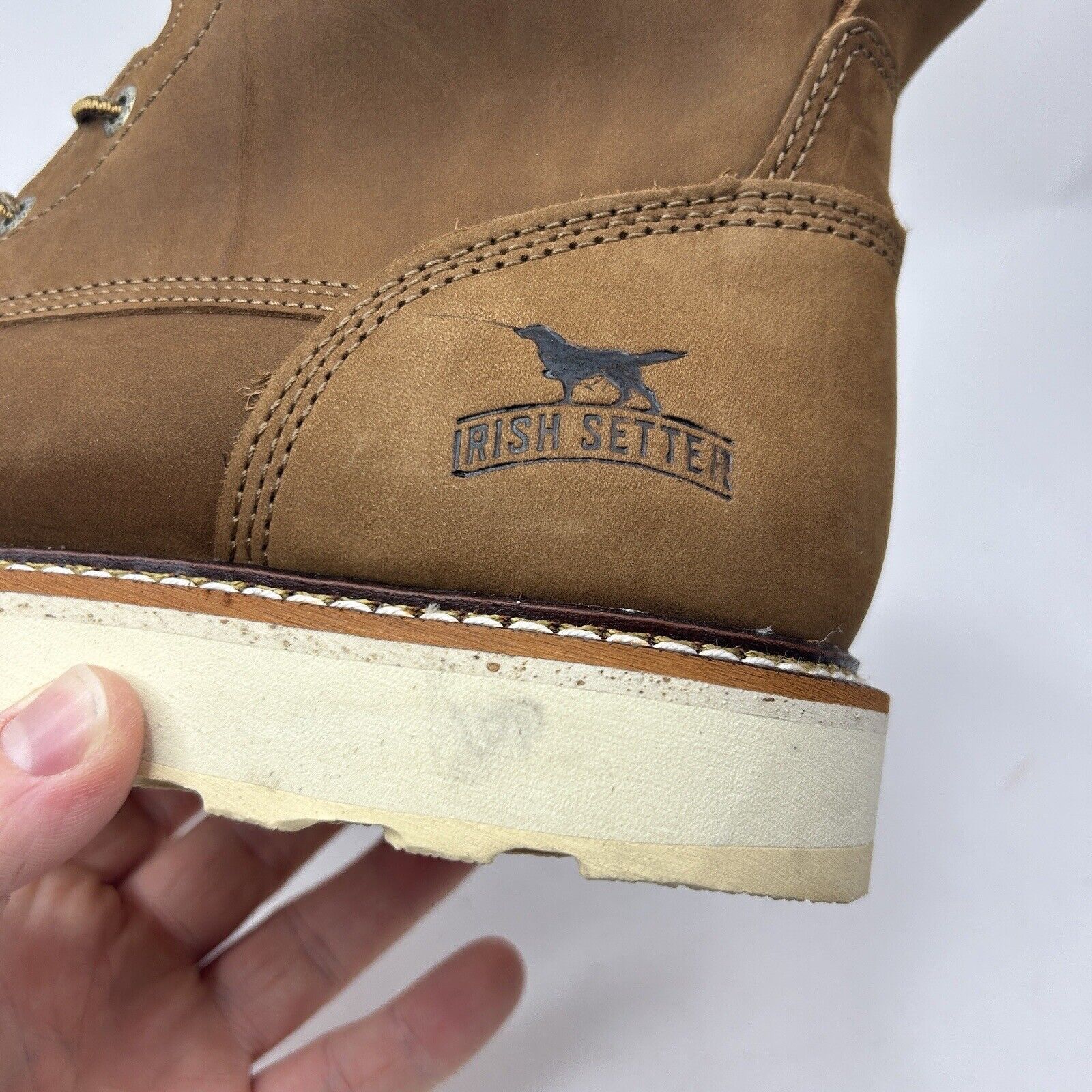 Red Wing Irish Setter 6" Ashby Soft Toe Red Wing Boots “Light Brown” Size US 11.5 / EU 44-45 - 10 Thumbnail