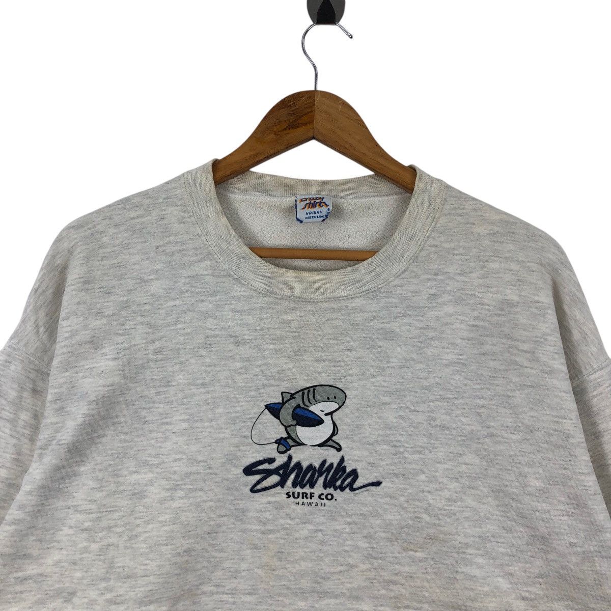 Vintage Vintage Sharka Surf Hawaii Sweatshirt Crazy Shirt Crewneck Size US M / EU 48-50 / 2 - 2 Thumbnail