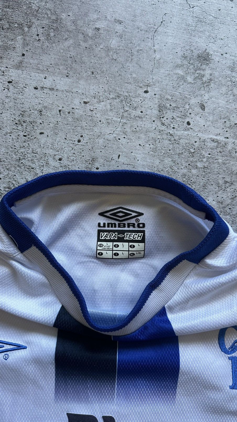 Umbro 2004/05 Umbro Chelsea FC Drogba Match Worn Vintage Jersey Size US L / EU 52-54 / 3 - 13 Thumbnail