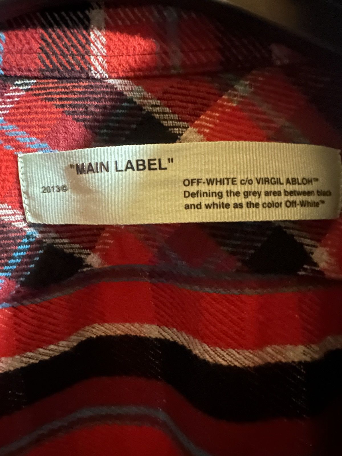 Off-White OFF-WHITE Flannel Virgil Abloh S/S 2018 Size US M / EU 48-50 / 2 - 5 Thumbnail