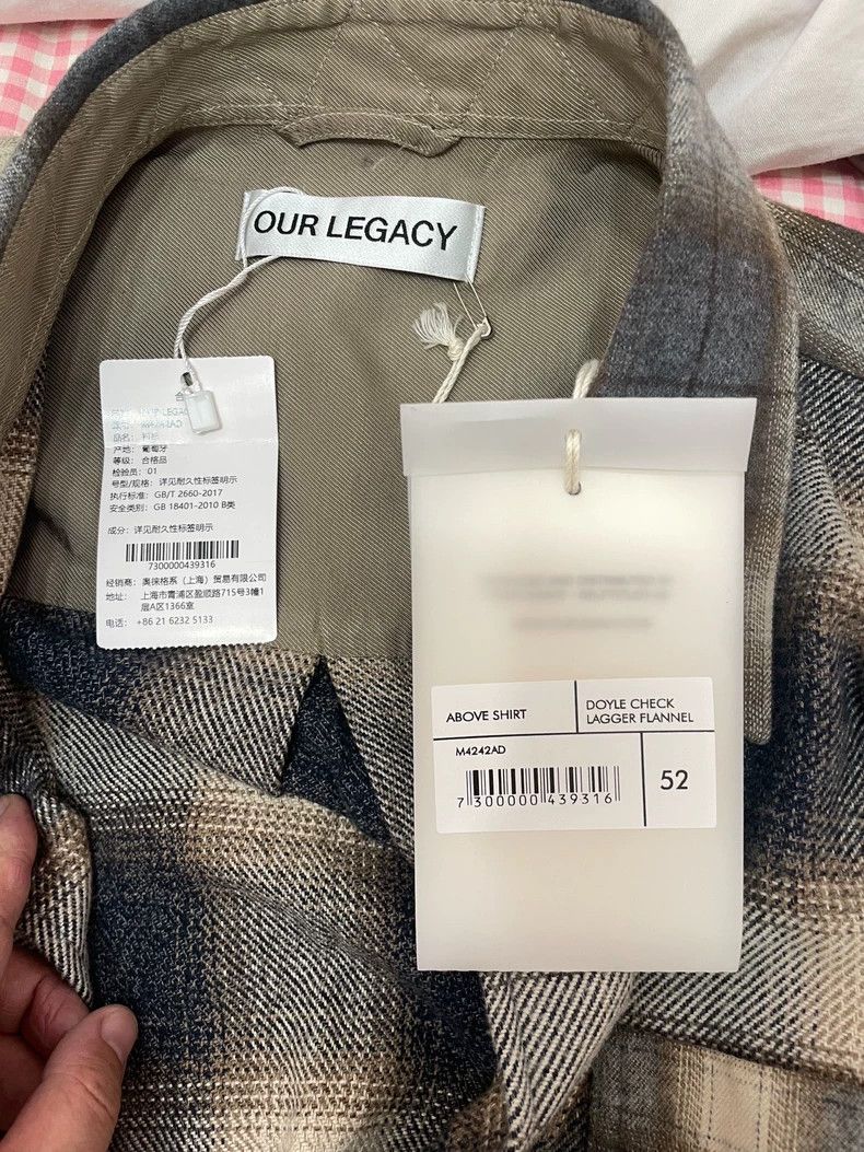 Our Legacy our legacy size 52 Flannel shirt 2502-Nextarrow Size US L / EU 52-54 / 3 - 4 Thumbnail