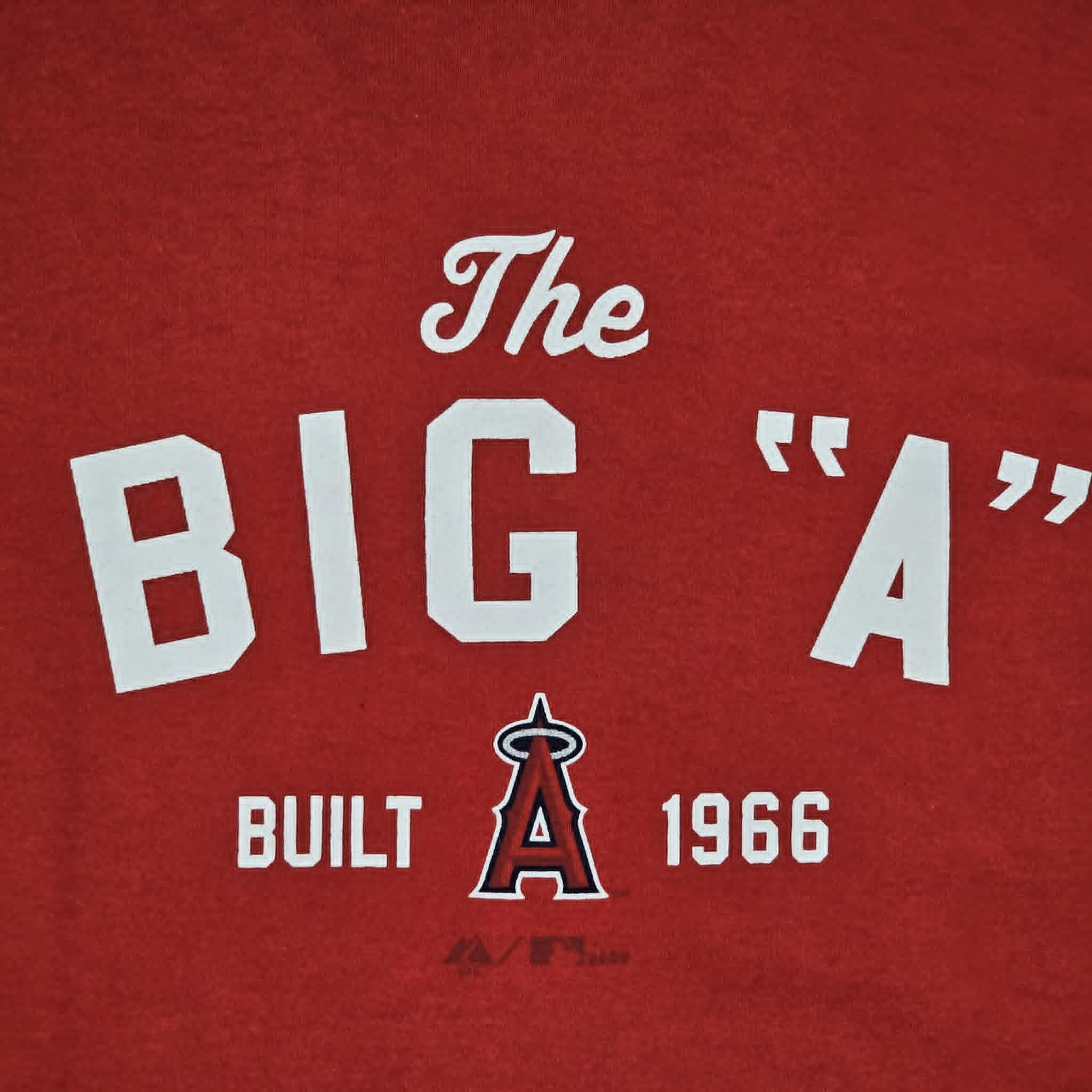 MLB Los Angeles Angels Vintage Y2K Majestic Big "A" T-Shirt Size US S / EU 44-46 / 1 - 3 Thumbnail