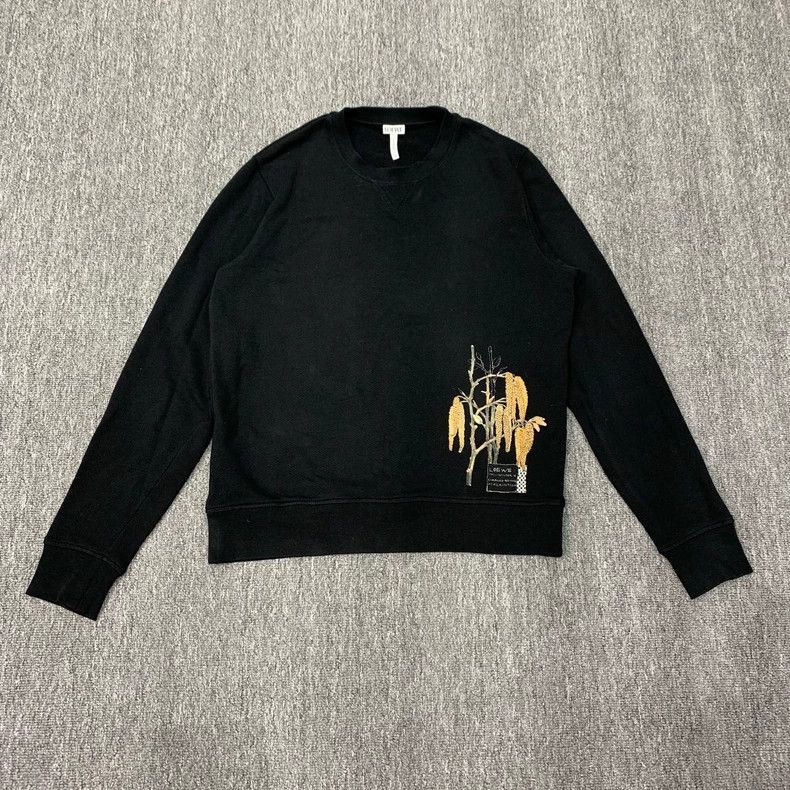 Loewe loewe Black pullover sweatshirt 2505-Nextarrow Size US S / EU 44-46 / 1 - 1 Thumbnail