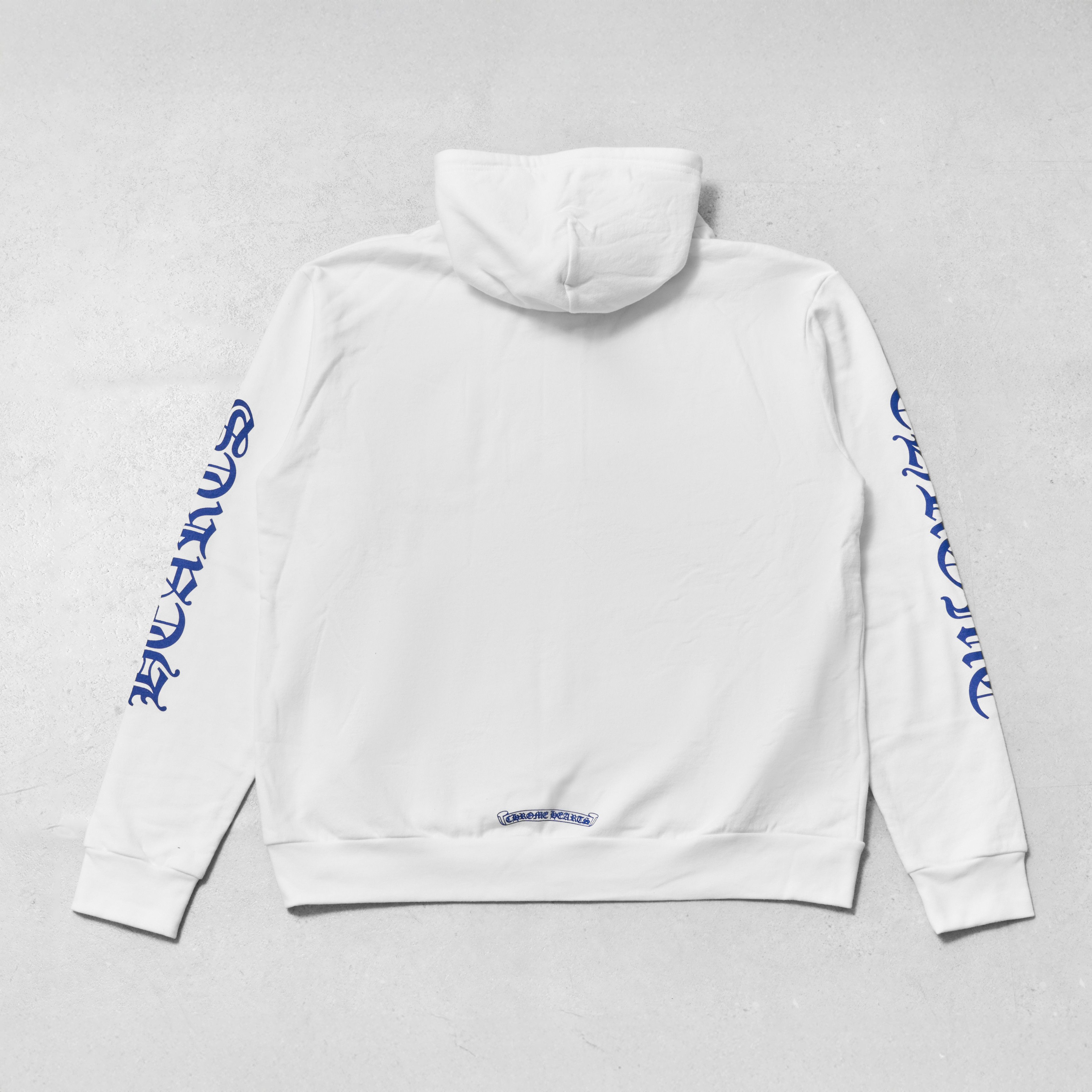 Chrome Hearts CHROME HEARTS FLEECE ZIP BLUE PRINT HOODIE WHITE Size US M / EU 48-50 / 2 - 3 Thumbnail