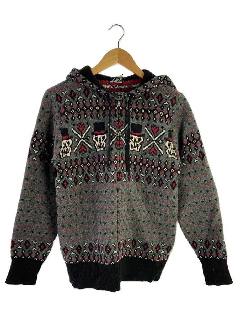 Hysteric Glamour Skull Wool Zip Hoodie Size US S / EU 44-46 / 1 - 1 Thumbnail