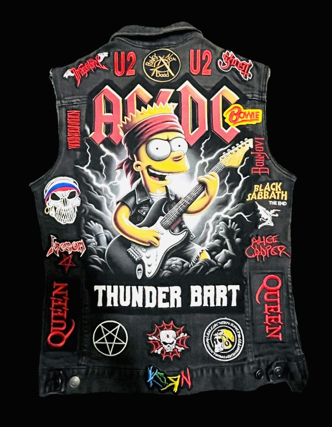 Band Tees × Other The Simpsons x ACDC Punk Rock Jacket Size US S / EU 44-46 / 1 - 10 Thumbnail