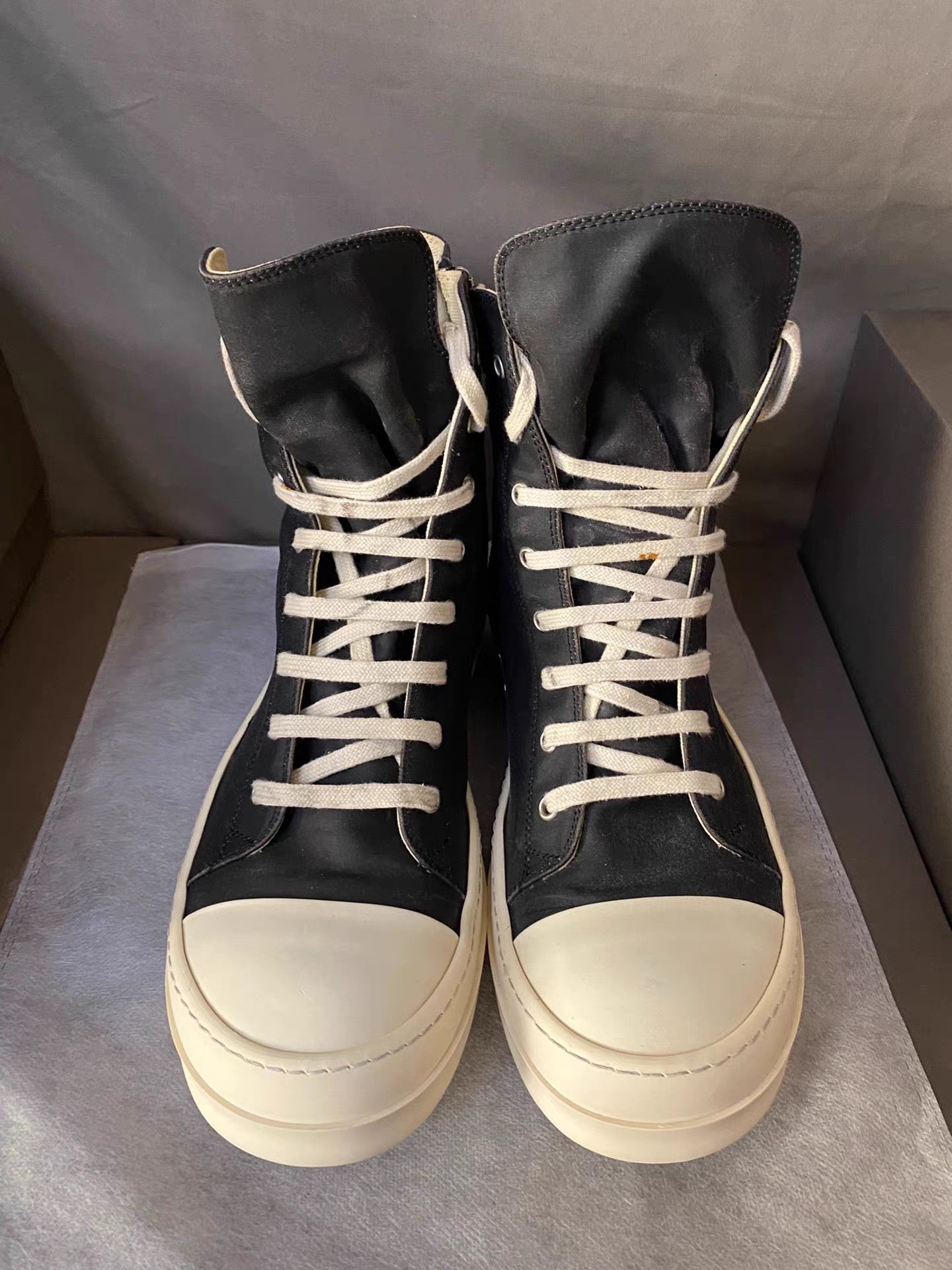 Rick Owens Rick Owens Waxed Canvas Jumbo Low Size US 9 / EU 42 - 3 Thumbnail