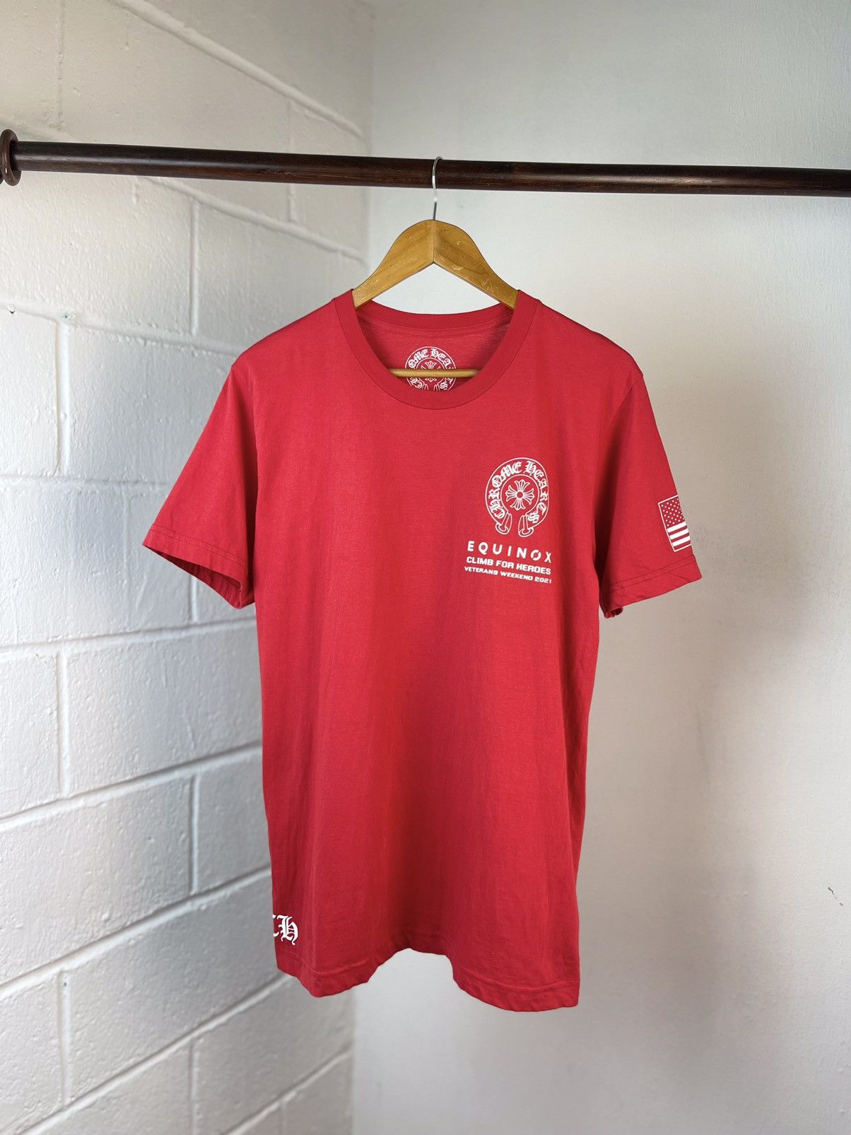 Chrome Hearts × Eddie Bauer Chrome Hearts Climb For Heroes Tee Size US M / EU 48-50 / 2 - 3 Thumbnail