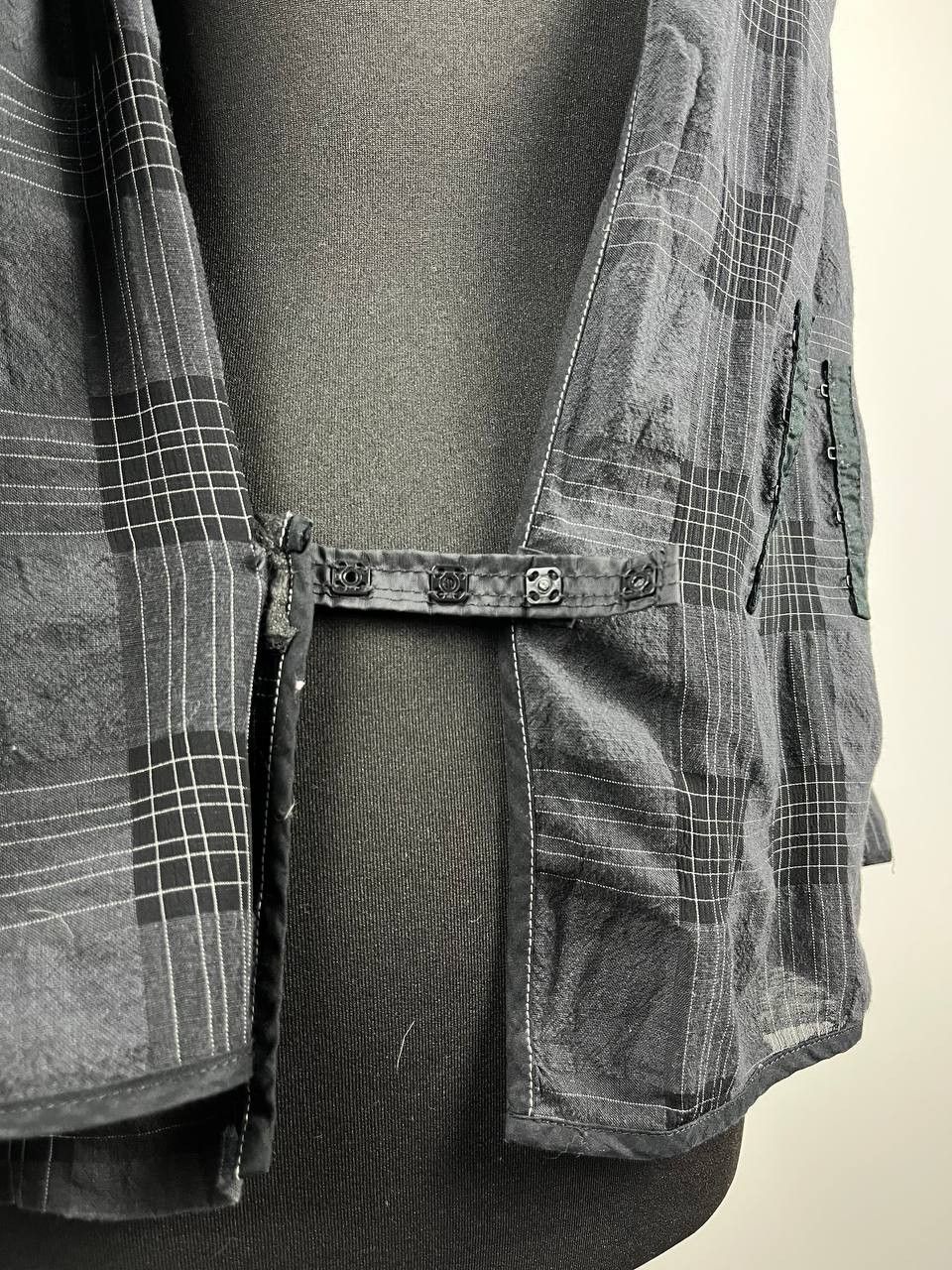 Annette Gortz Annette Görtz Plaid Blazer Avant Garde Hook Fastening Size XS / US 0-2 / IT 36-38 - 8 Thumbnail