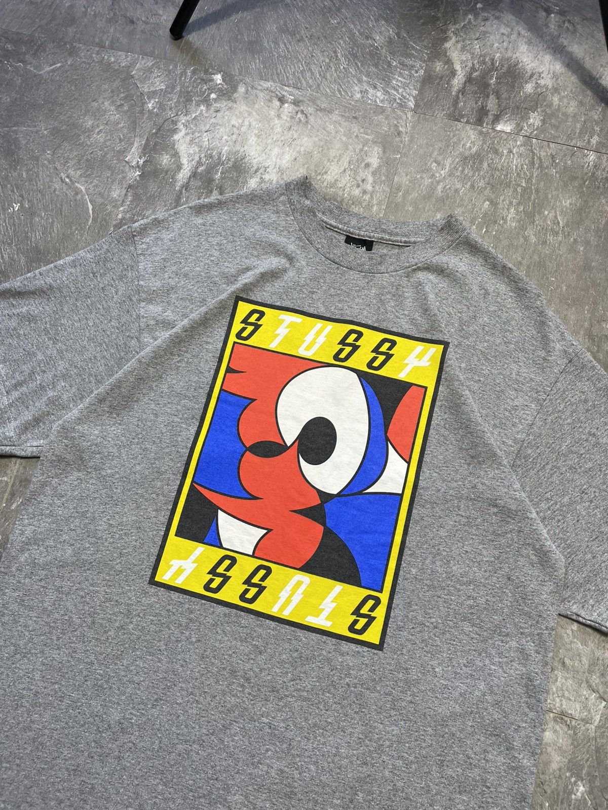 Stussy Vintage Stussy Graphic Tee Big Logo T Shirt 90s Made in USA Size US L / EU 52-54 / 3 - 2 Thumbnail