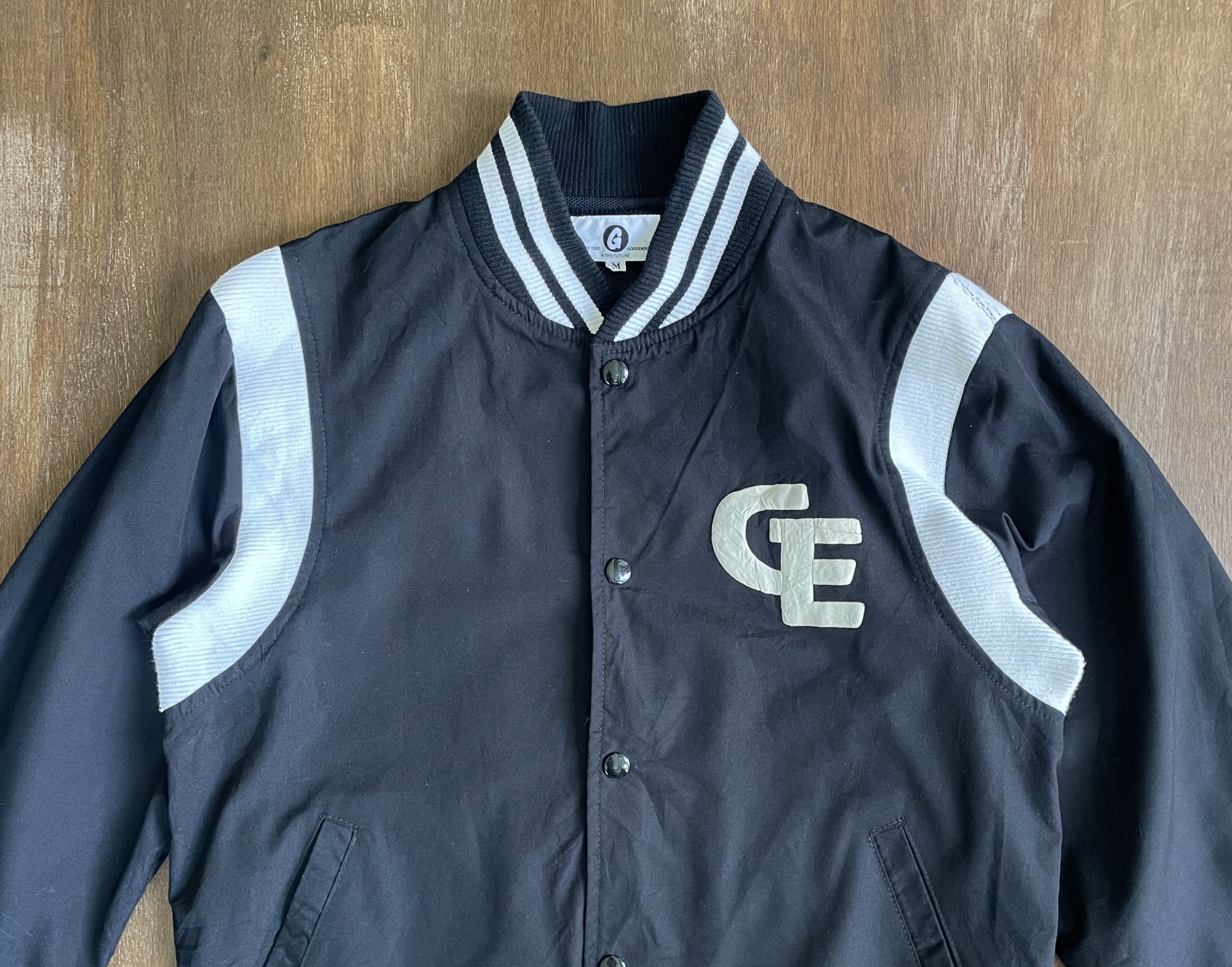 GOODENOUGH GOODENOUGH Hiroshi Fujiwara Varsity Jacket Size US XXS / EU 40 - 2 Thumbnail
