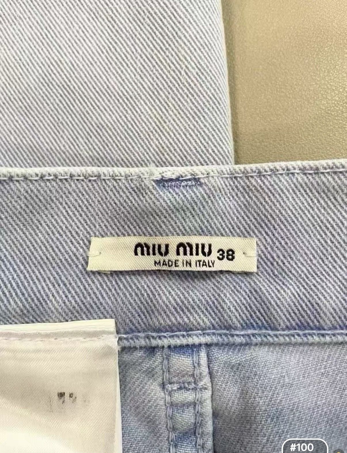 Miu Miu Miu Miu Stylish Light High-Waisted Casual Pants J33 Size 26" / US 2 / IT 38 - 6 Thumbnail