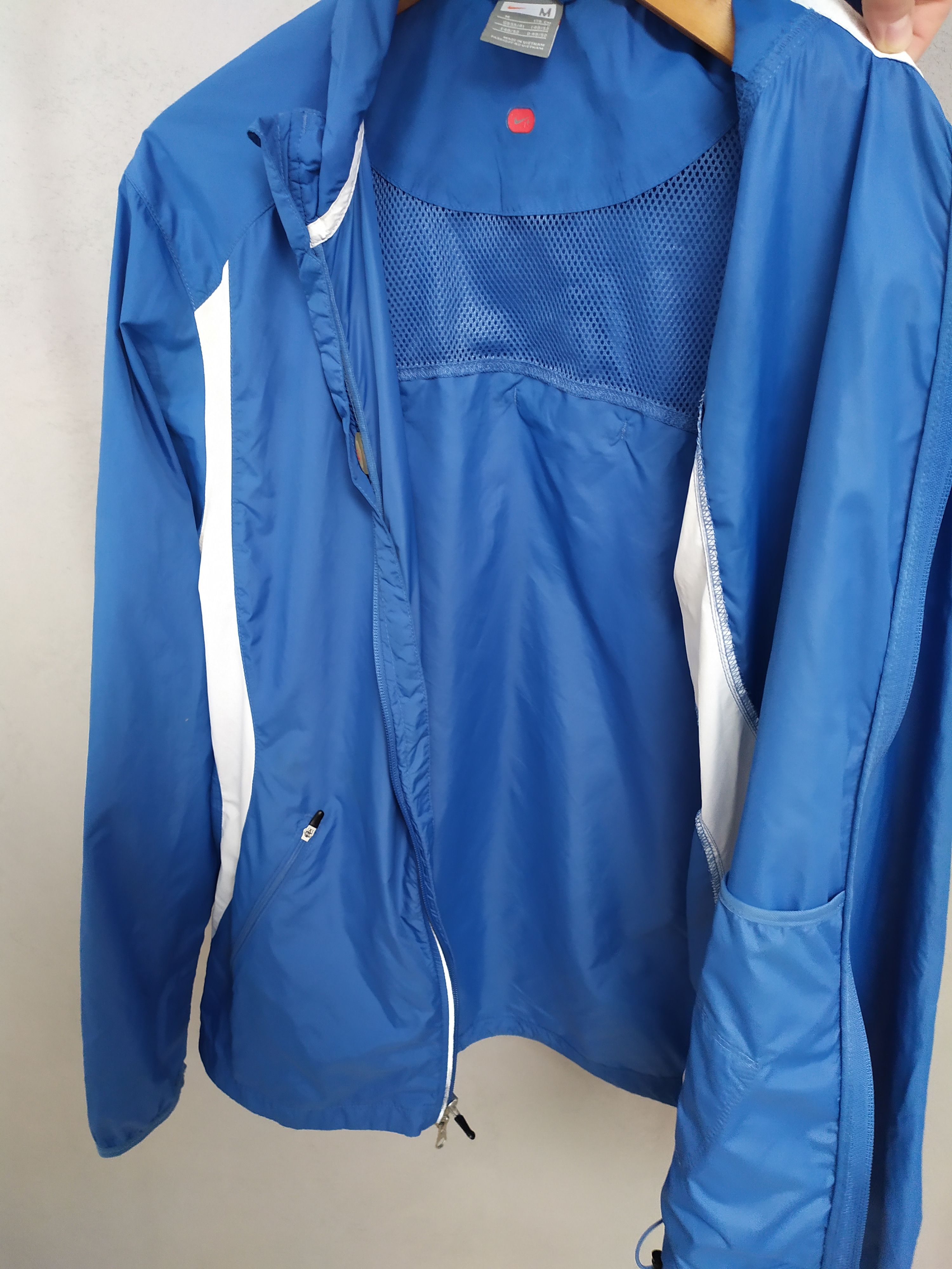Nike Blue Vintage Nike M Windbreaker Jacket 2000s Y2K Size US M / EU 48-50 / 2 - 14 Thumbnail