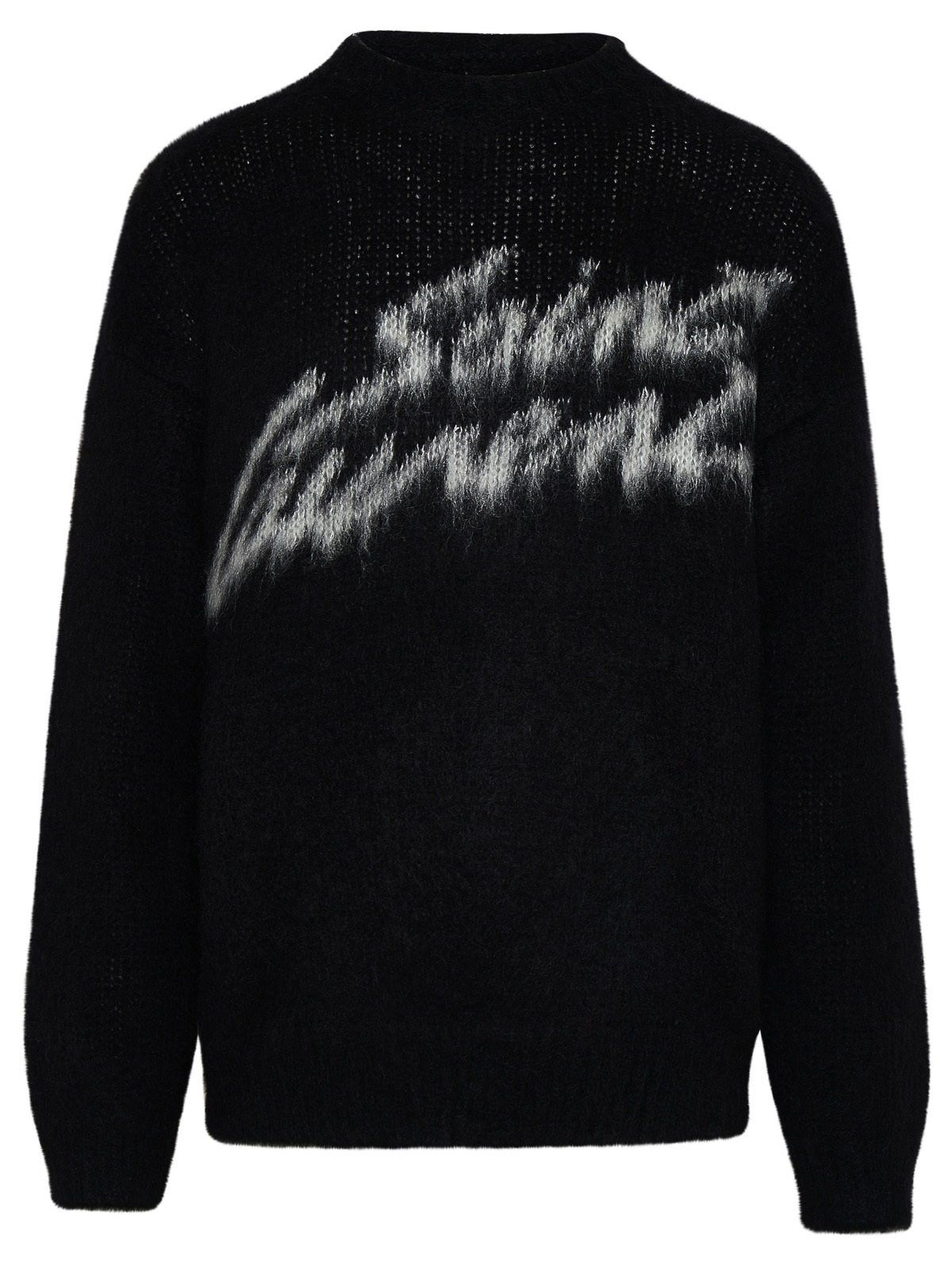 Saint Laurent Paris Saint Laurent Logo Intarsia Knitted Sweater Size US S / EU 44-46 / 1 - 1 Thumbnail