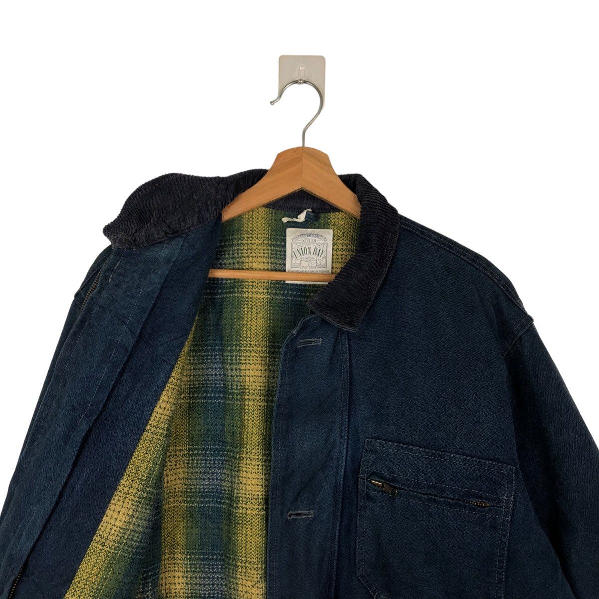 Japanese Brand VINTAGE CHORE DENIM WORK JACKET UNION BAY ISSEY MIYAKE Size US M / EU 48-50 / 2 - 9 Thumbnail