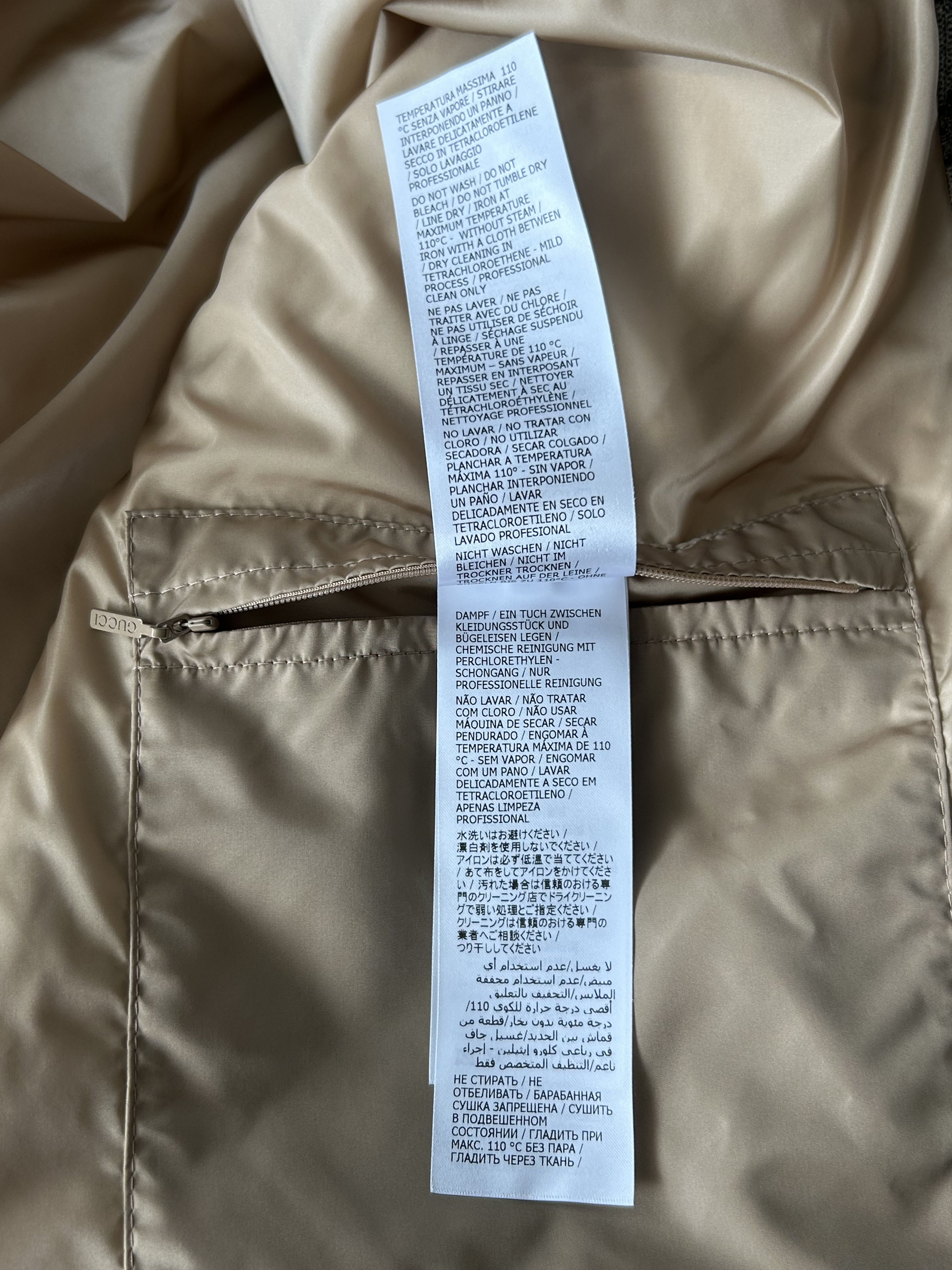Gucci Gucci Tan & Multicolor GG Monogram Centum Jacket Size US XXL / EU 58 / 5 - 5 Thumbnail