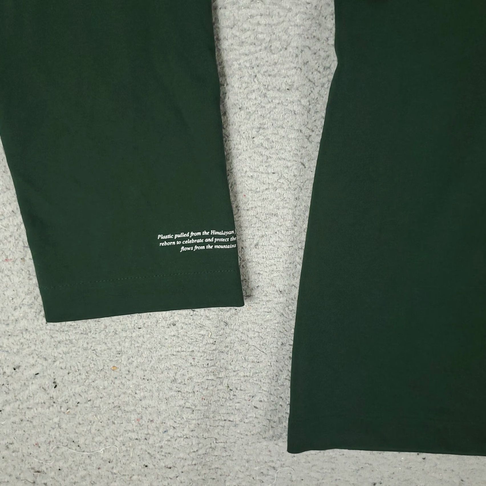 The North Face The North Face T-Shirt Men Size Large Green Logo Crew Neck Long Sleeve Shirt Size US L / EU 52-54 / 3 - 3 Thumbnail
