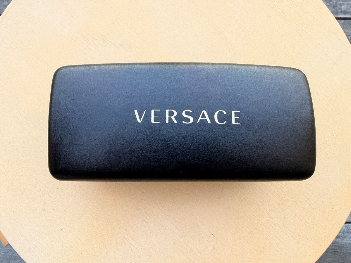 Versace Versace Black Medusa Shield Sunglasses with Case Size ONE SIZE - 4 Thumbnail