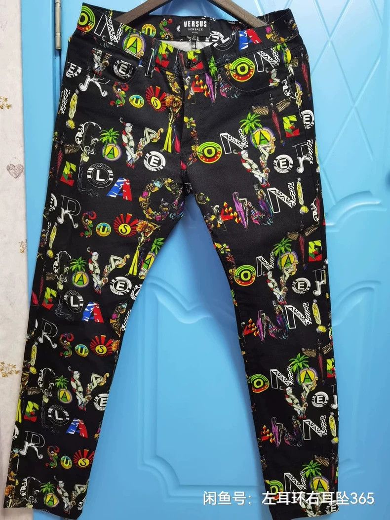 Versace Versace Printed denim jacket Size US S / EU 44-46 / 1 - 6 Thumbnail