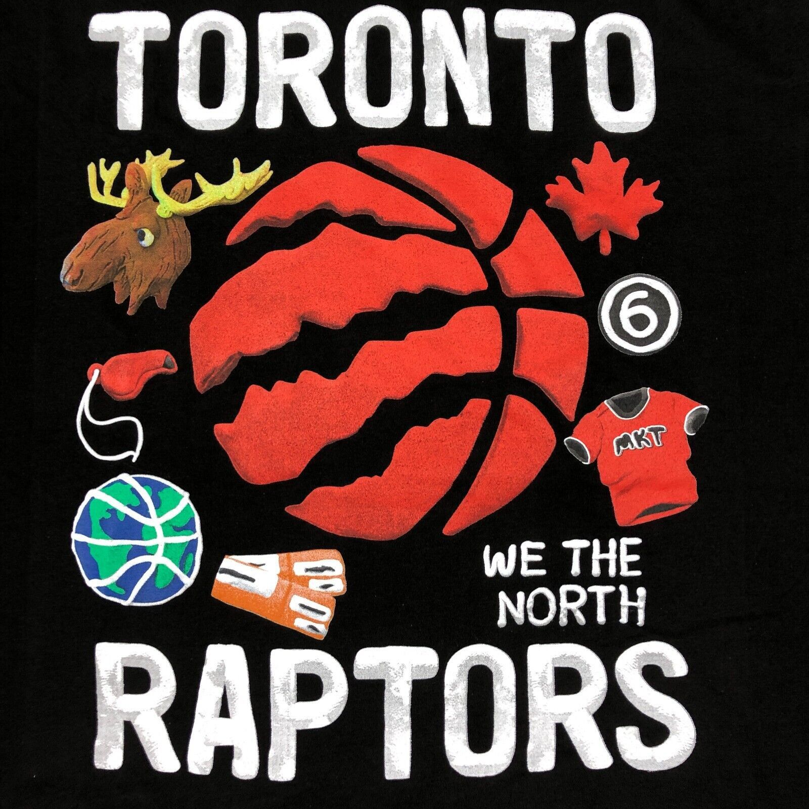 Market × NBA New Market Toronto Raptors NBA Tee T Shirt size XL B4 Size US XL / EU 56 / 4 - 2 Thumbnail