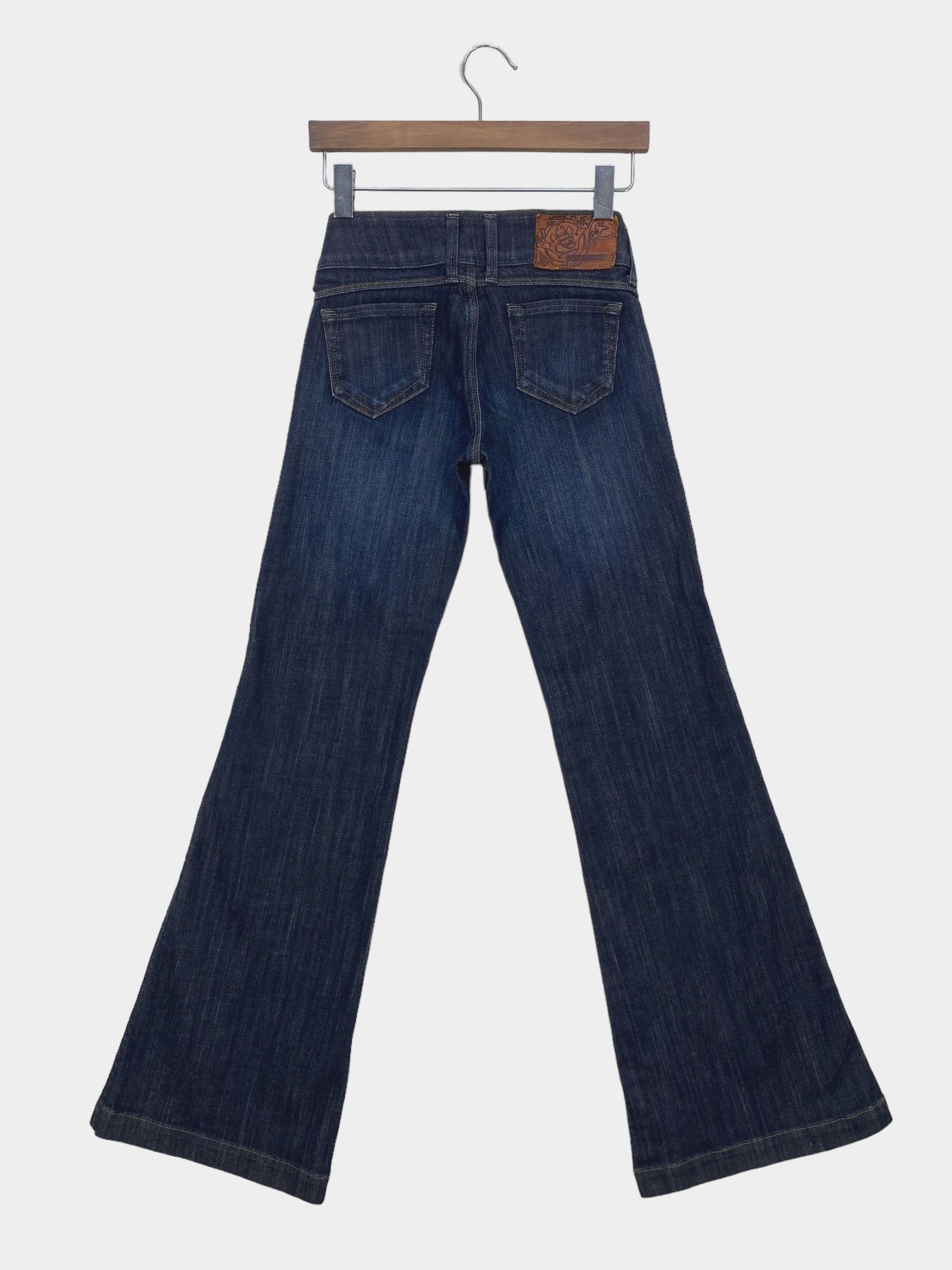 Japanese Brand Brappers Flare Denim Jeans Distressed Bootcut Jeans Size 26" / US 2 / IT 38 - 1 Thumbnail