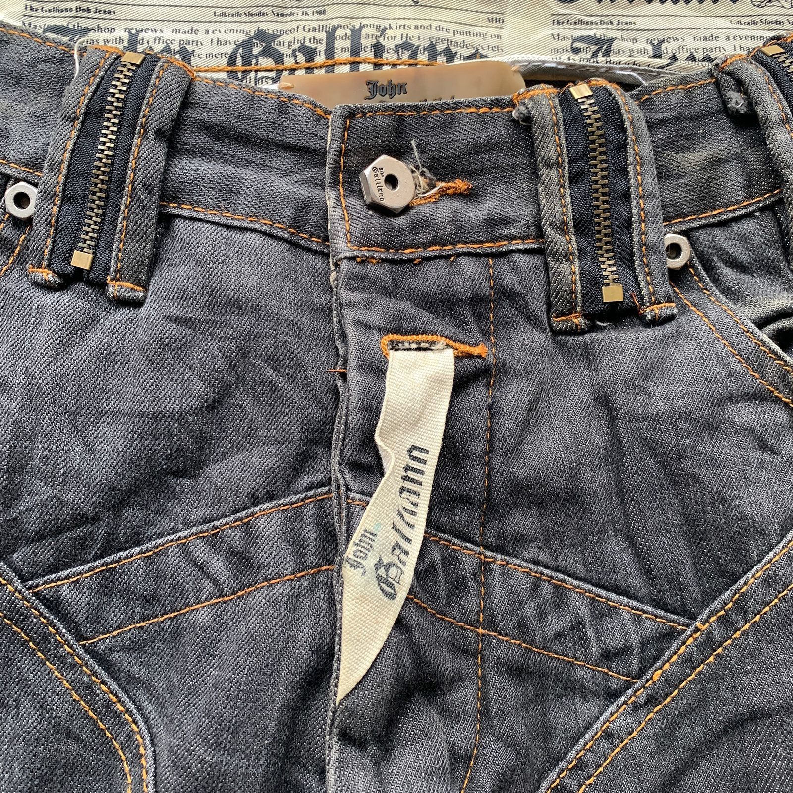 John Galliano Vintage John Galliano Gazette Denim Size US 34 / EU 50 - 3 Thumbnail