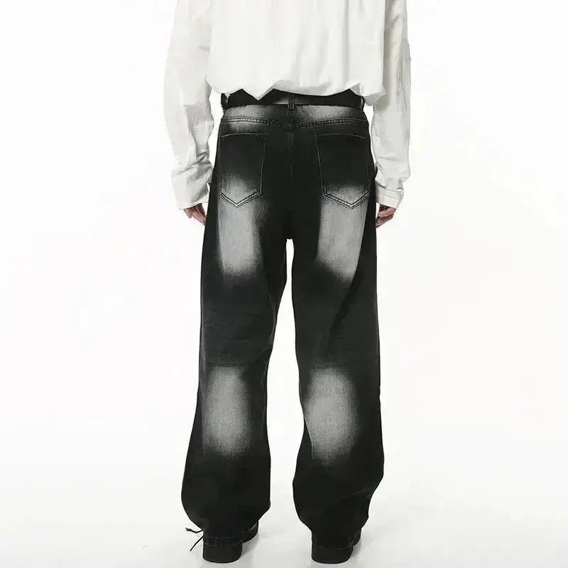 Japanese Brand Loose wide-leg vintage distressed jeans y2k pants Size US 30 / EU 46 - 5 Thumbnail